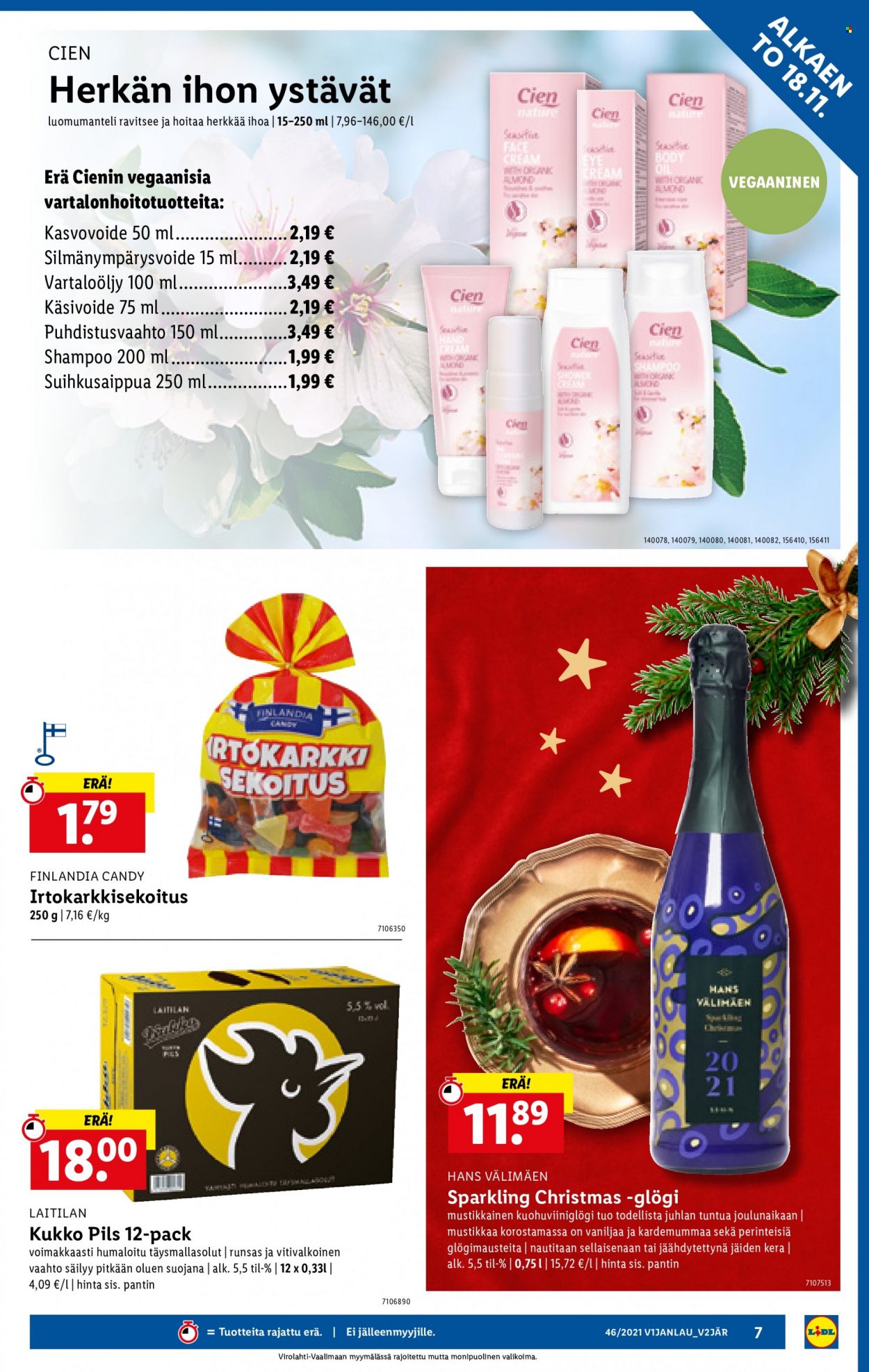 Lidl tarjoukset - 18.11.2021 - 24.11.2021. Sivu 7