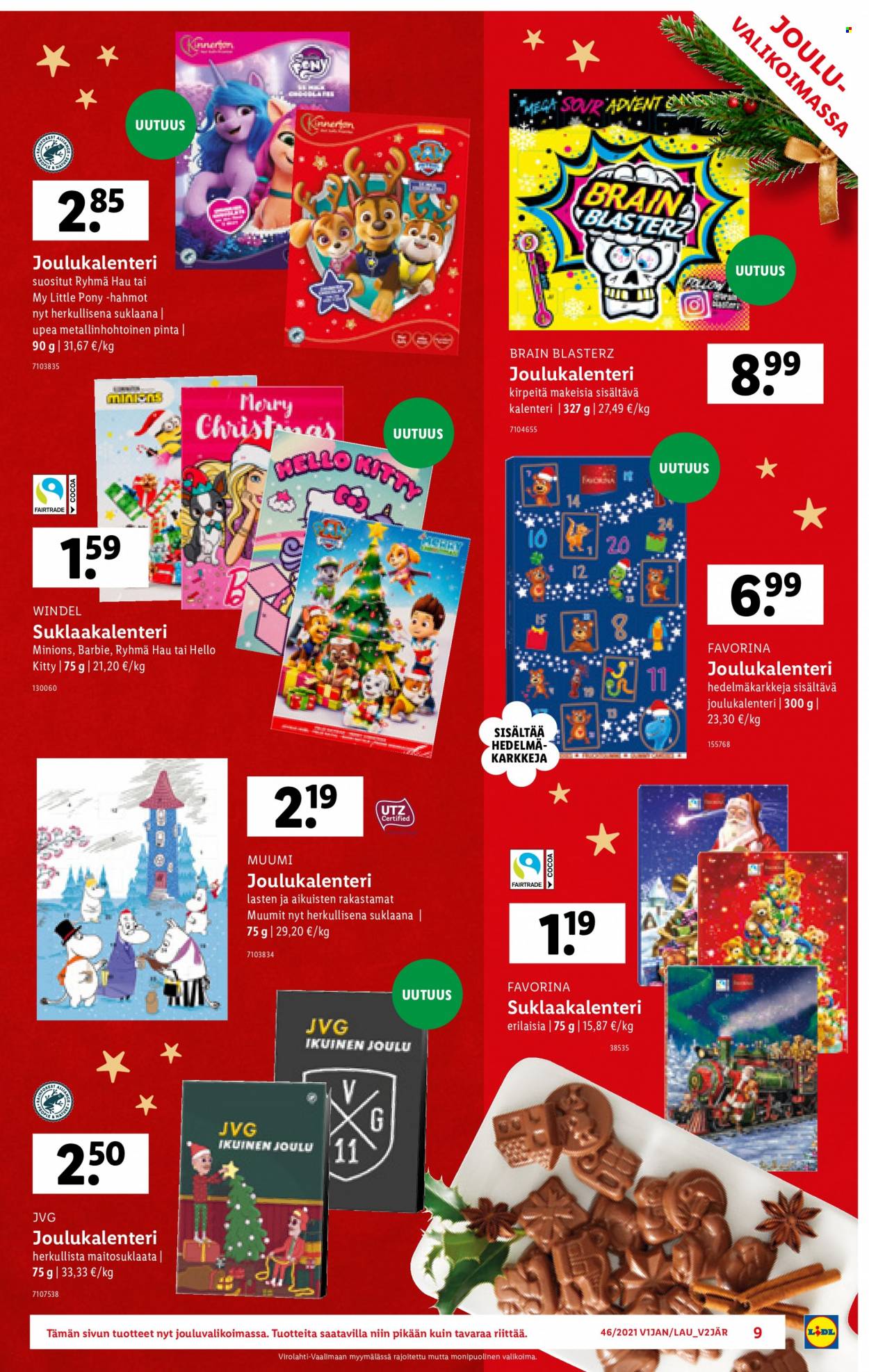 Lidl tarjoukset - 18.11.2021 - 24.11.2021. Sivu 9