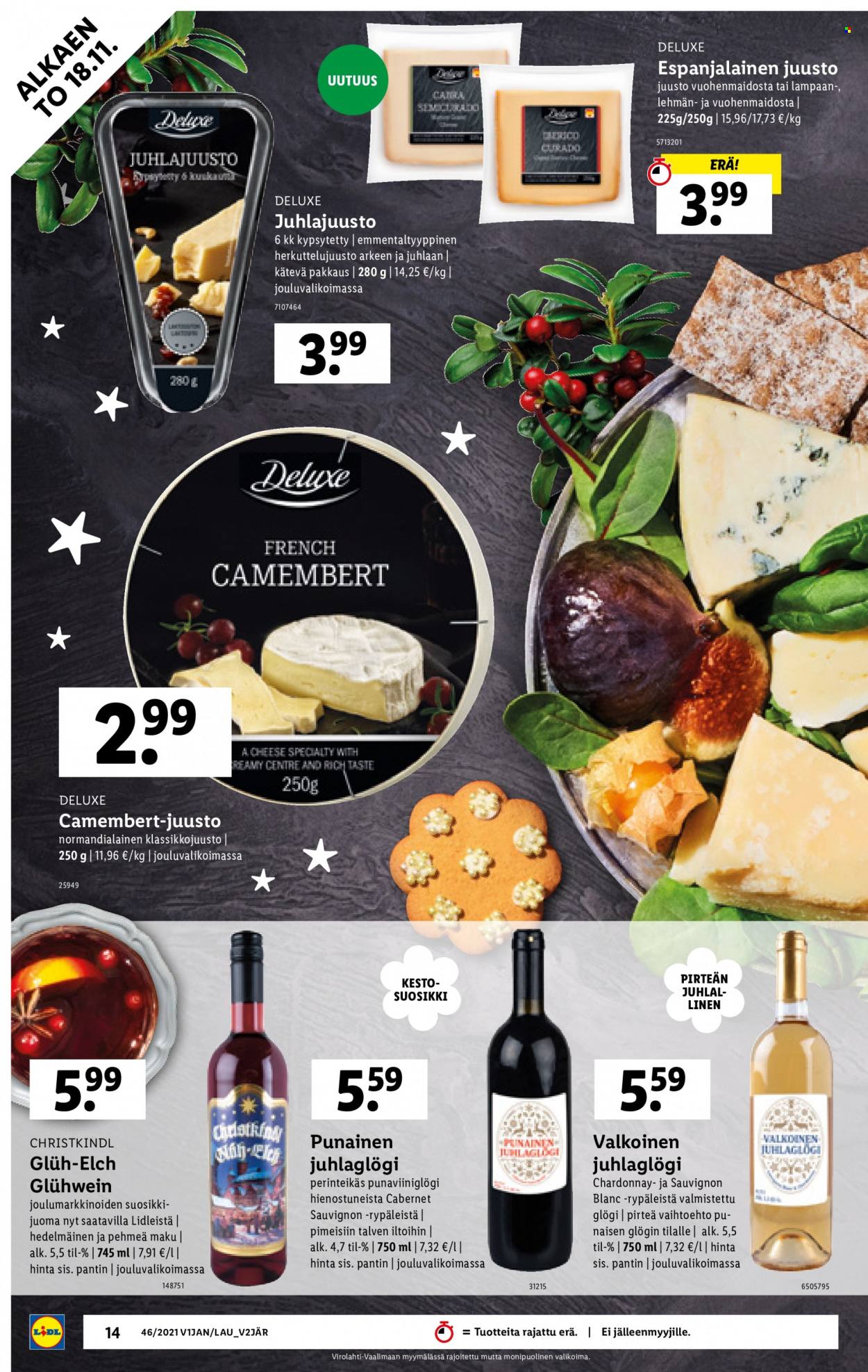 Lidl tarjoukset - 18.11.2021 - 24.11.2021. Sivu 14