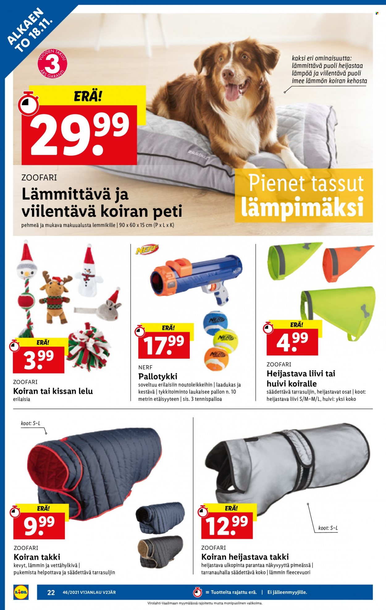 Lidl tarjoukset - 18.11.2021 - 24.11.2021. Sivu 22