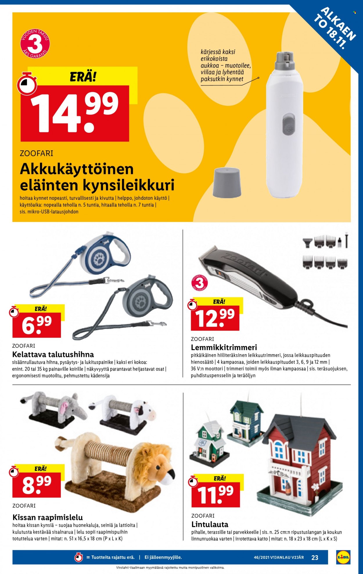 Lidl tarjoukset - 18.11.2021 - 24.11.2021. Sivu 23