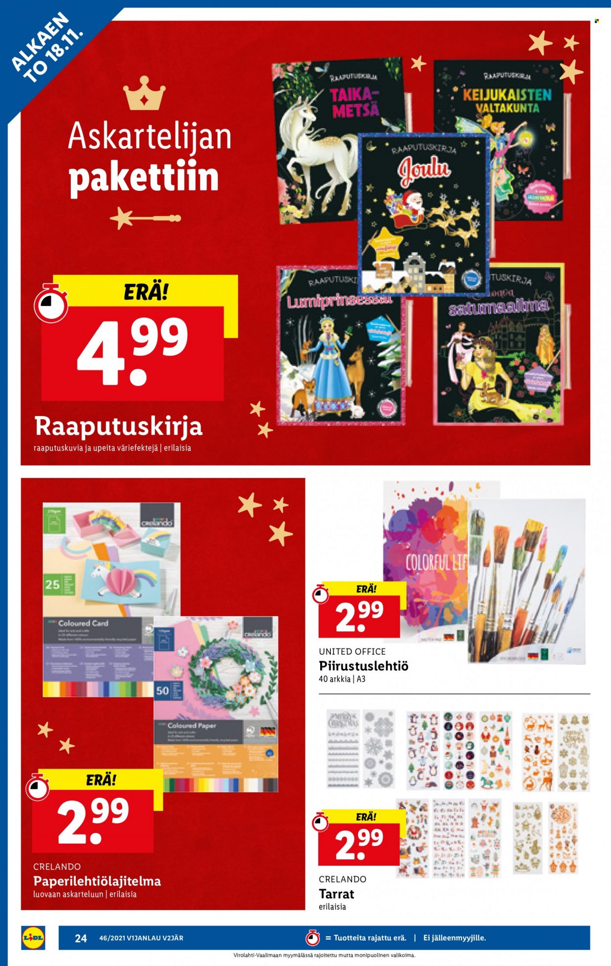 Lidl tarjoukset - 18.11.2021 - 24.11.2021. Sivu 24