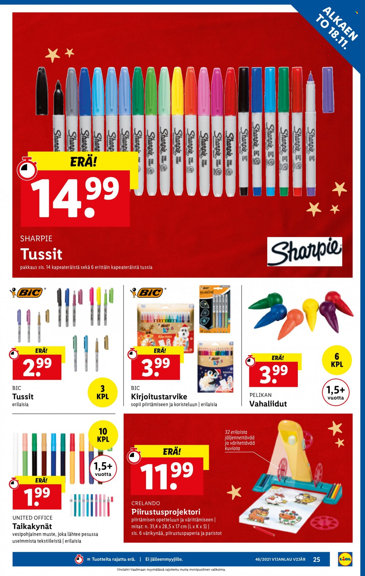 Lidl tarjoukset - 18.11.2021 - 24.11.2021. Sivu 25