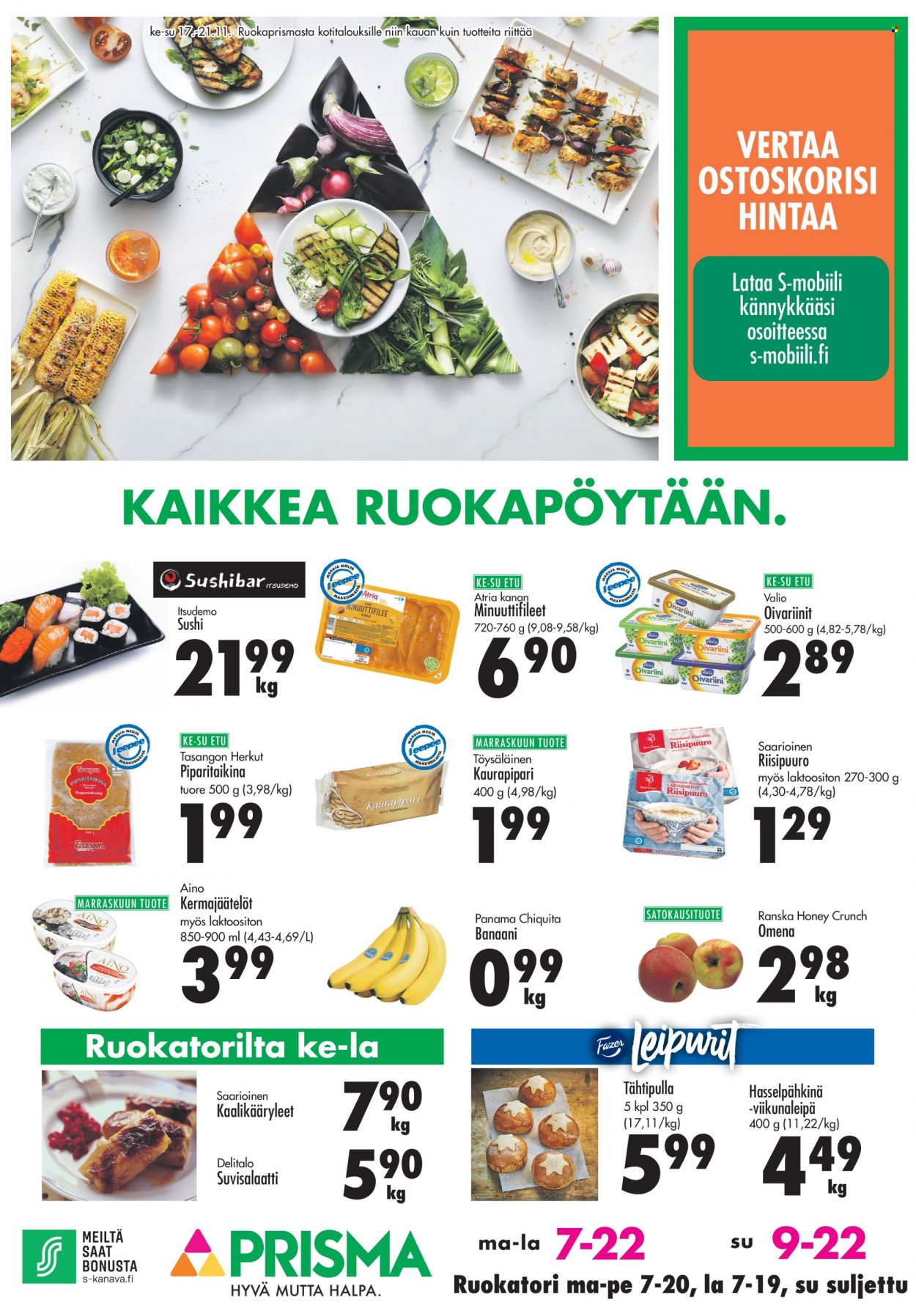 Prisma tarjoukset - 17.11.2021 - 21.11.2021. Sivu 1