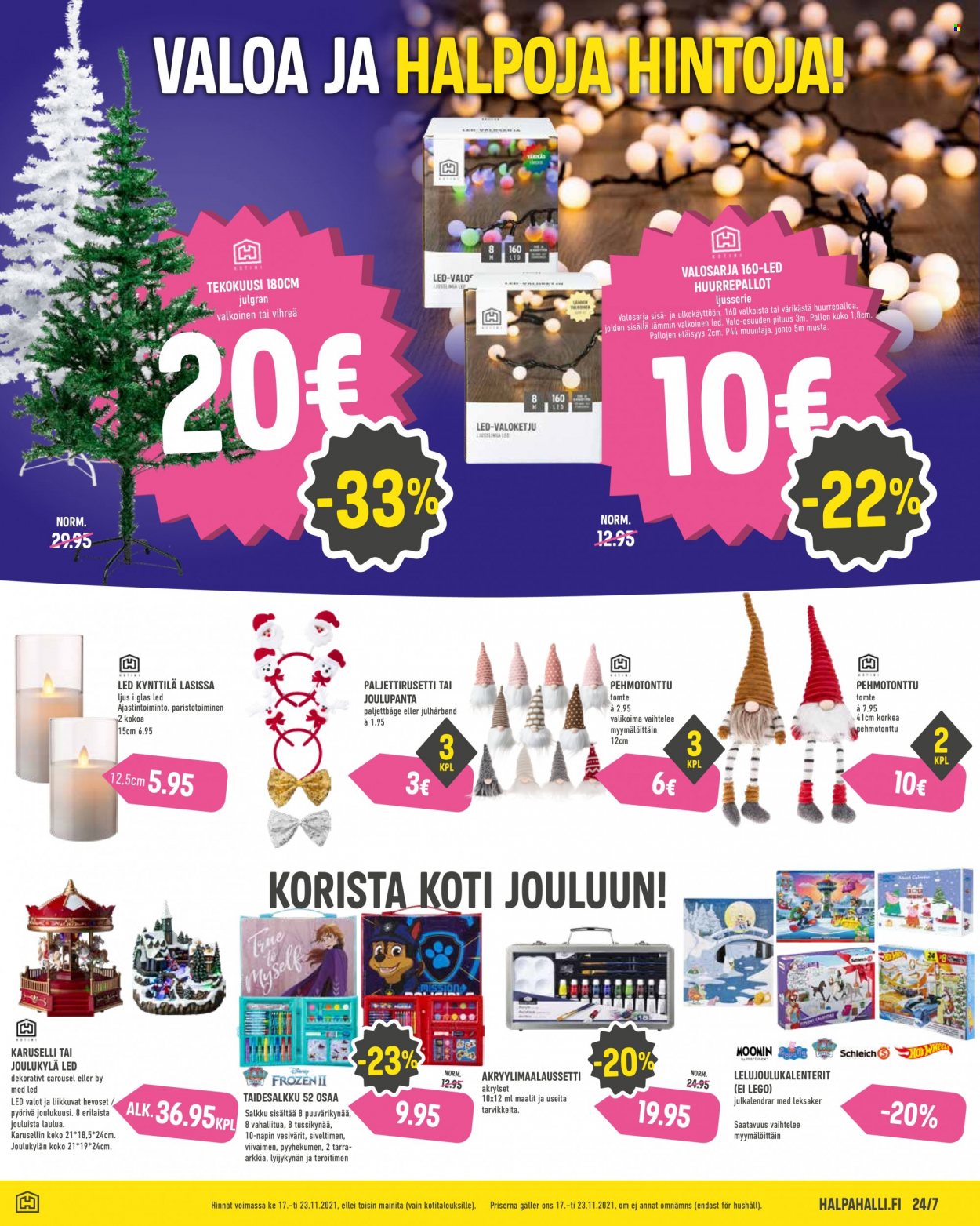 HalpaHalli tarjoukset - 17.11.2021 - 23.11.2021. Sivu 2