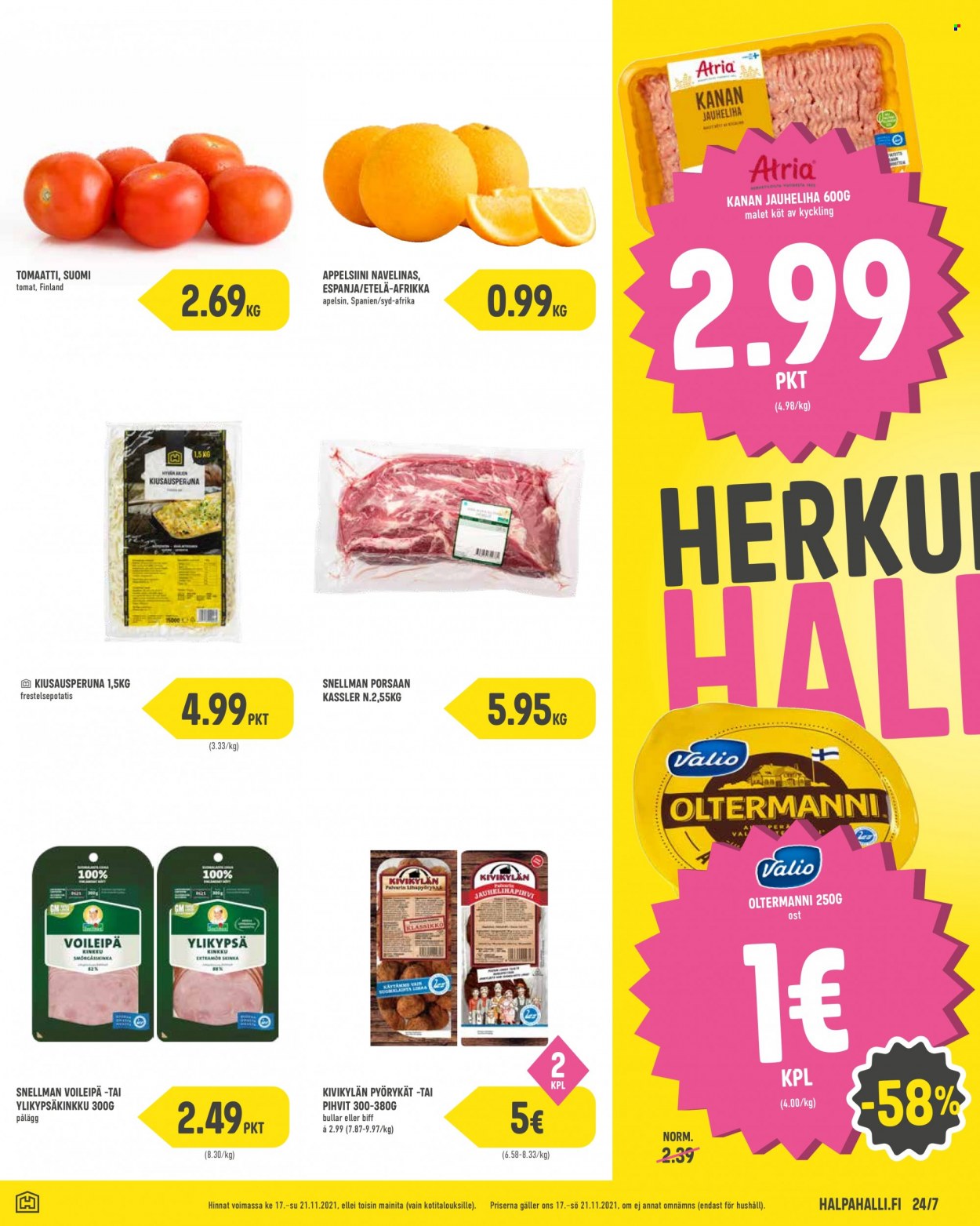 HalpaHalli tarjoukset - 17.11.2021 - 23.11.2021. Sivu 6