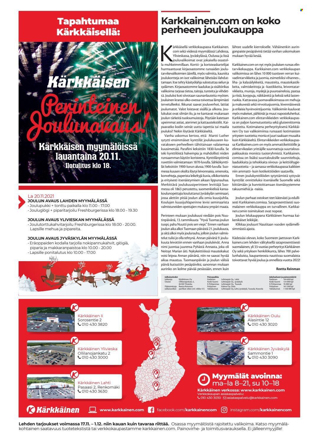 Kärkkäinen tarjoukset - 17.11.2021 - 01.12.2021. Sivu 2