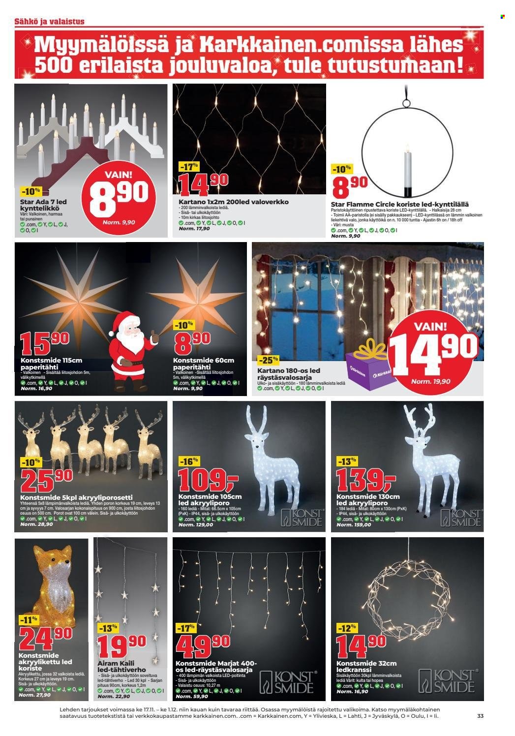 Kärkkäinen tarjoukset - 17.11.2021 - 01.12.2021. Sivu 33