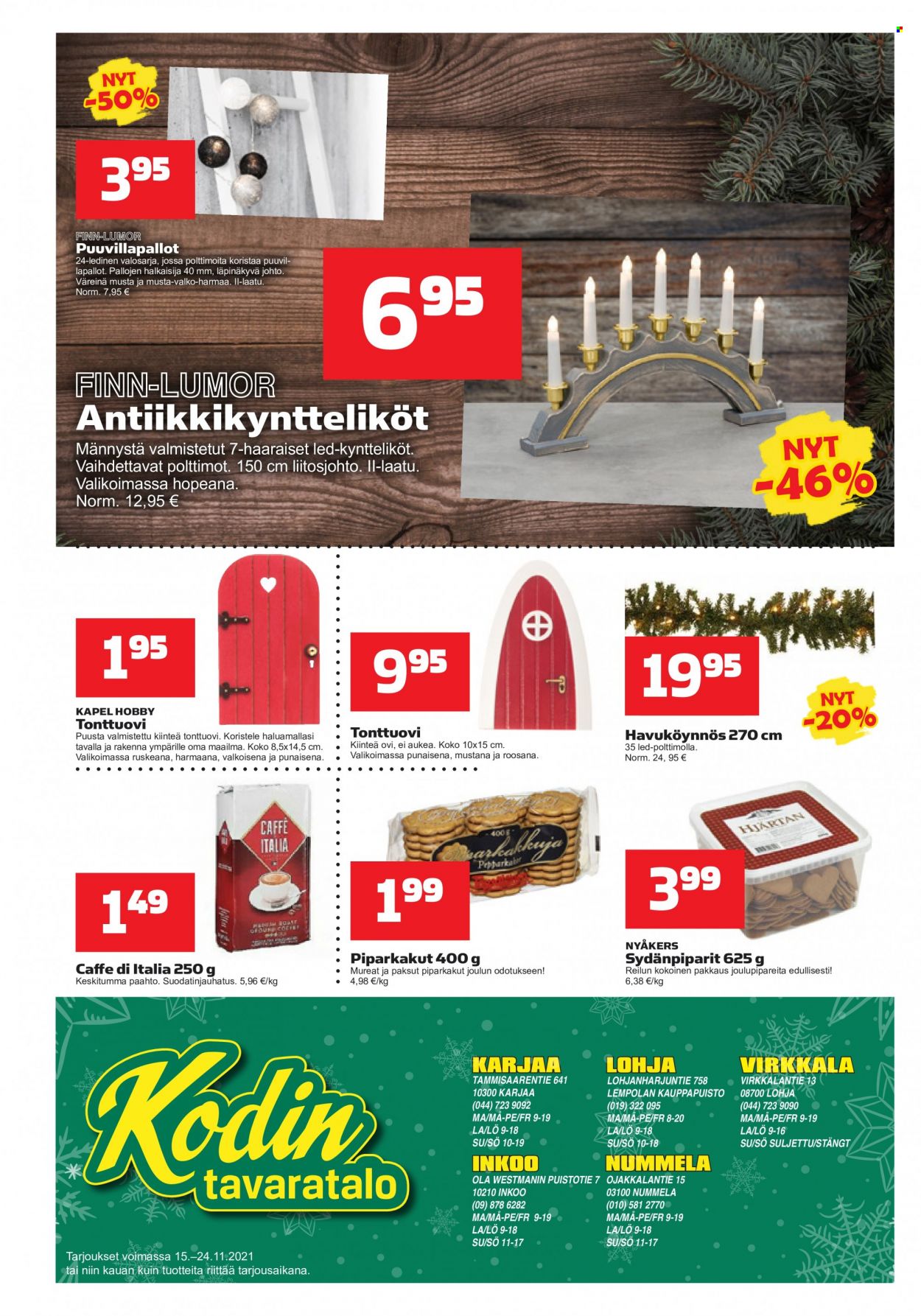 Kodintavaratalo tarjoukset - 15.11.2021 - 24.11.2021. Sivu 8
