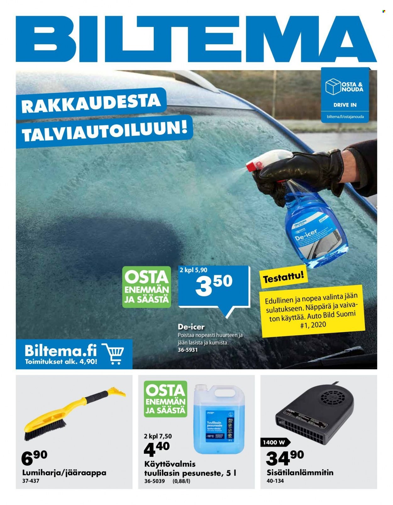 Biltema tarjoukset - 17.11.2021 - 21.11.2021. Sivu 1