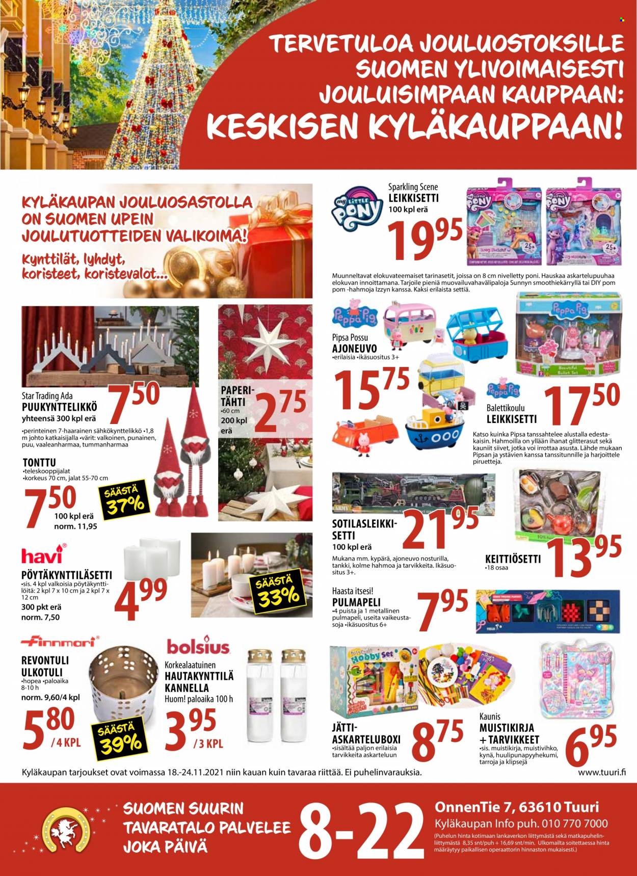 Tuuri tarjoukset - 18.11.2021 - 24.11.2021. Sivu 1