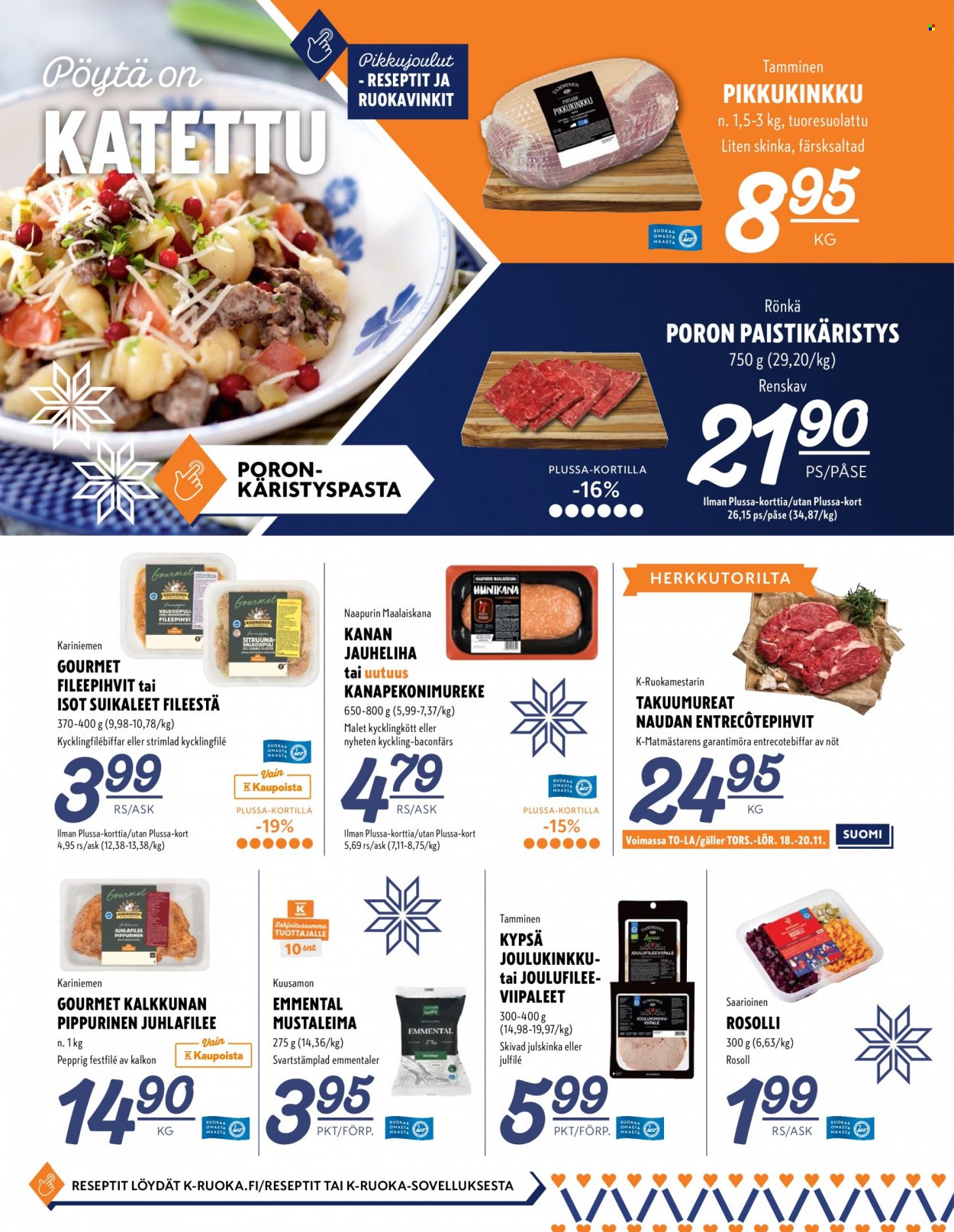 K-Supermarket tarjoukset - 18.11.2021 - 21.11.2021. Sivu 4
