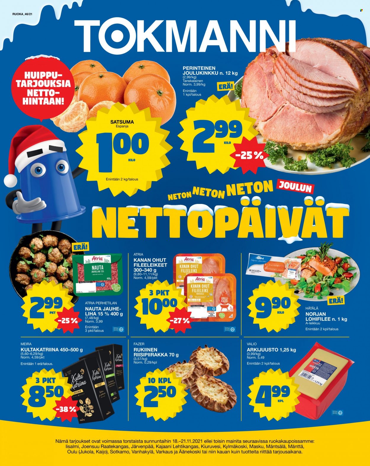 Tokmanni tarjoukset - 18.11.2021 - 21.11.2021. Sivu 1