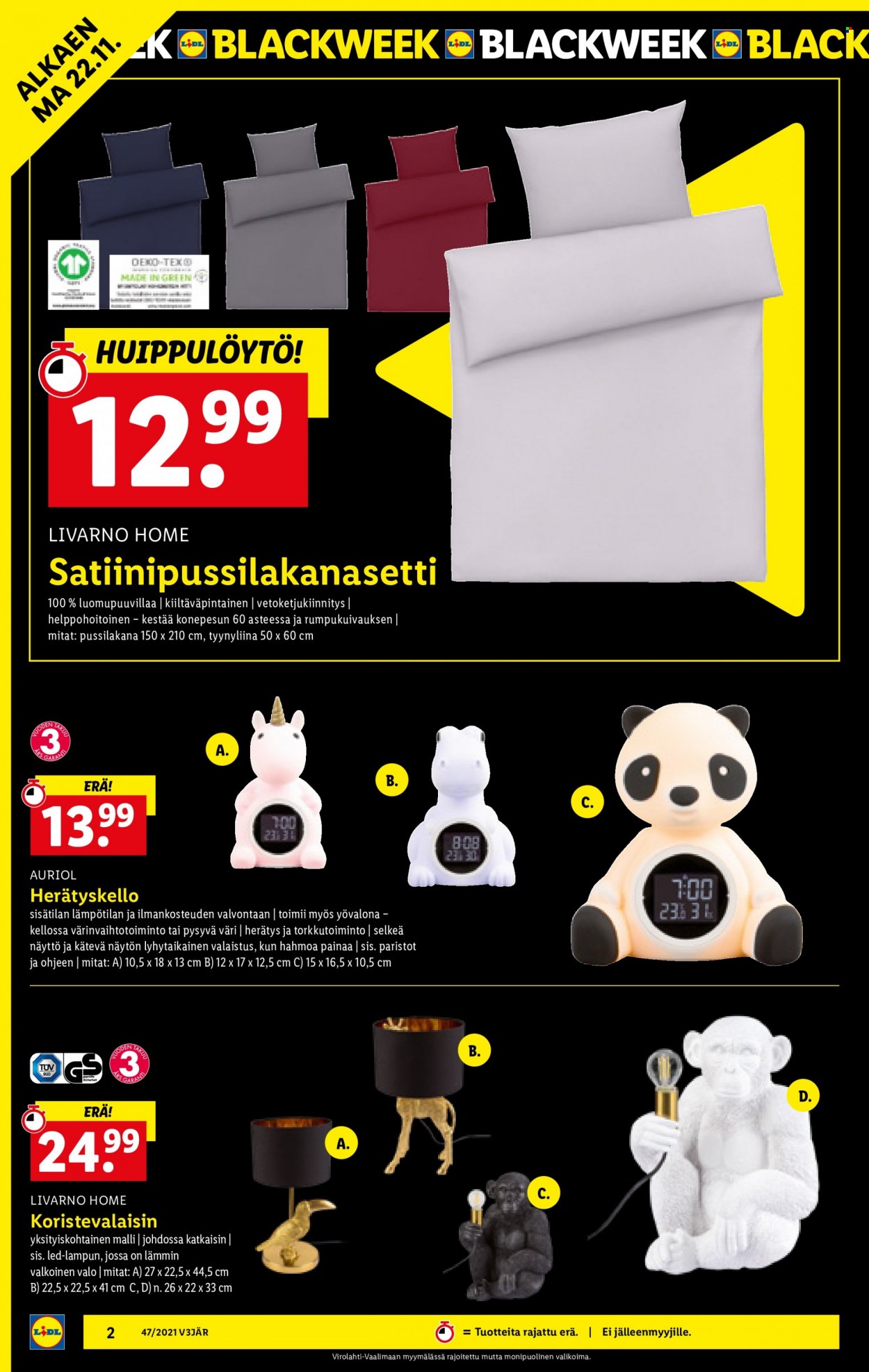 Lidl tarjoukset - 22.11.2021 - 01.12.2021. Sivu 2