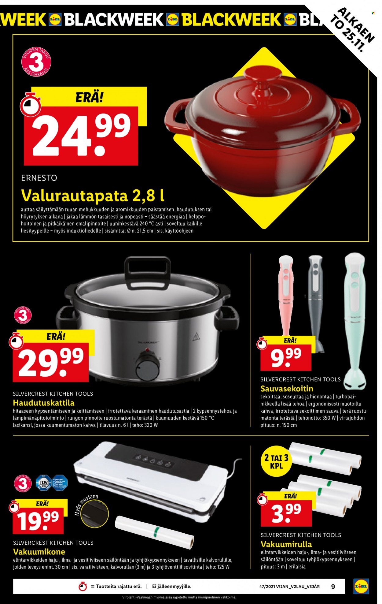 Lidl tarjoukset - 22.11.2021 - 01.12.2021. Sivu 9