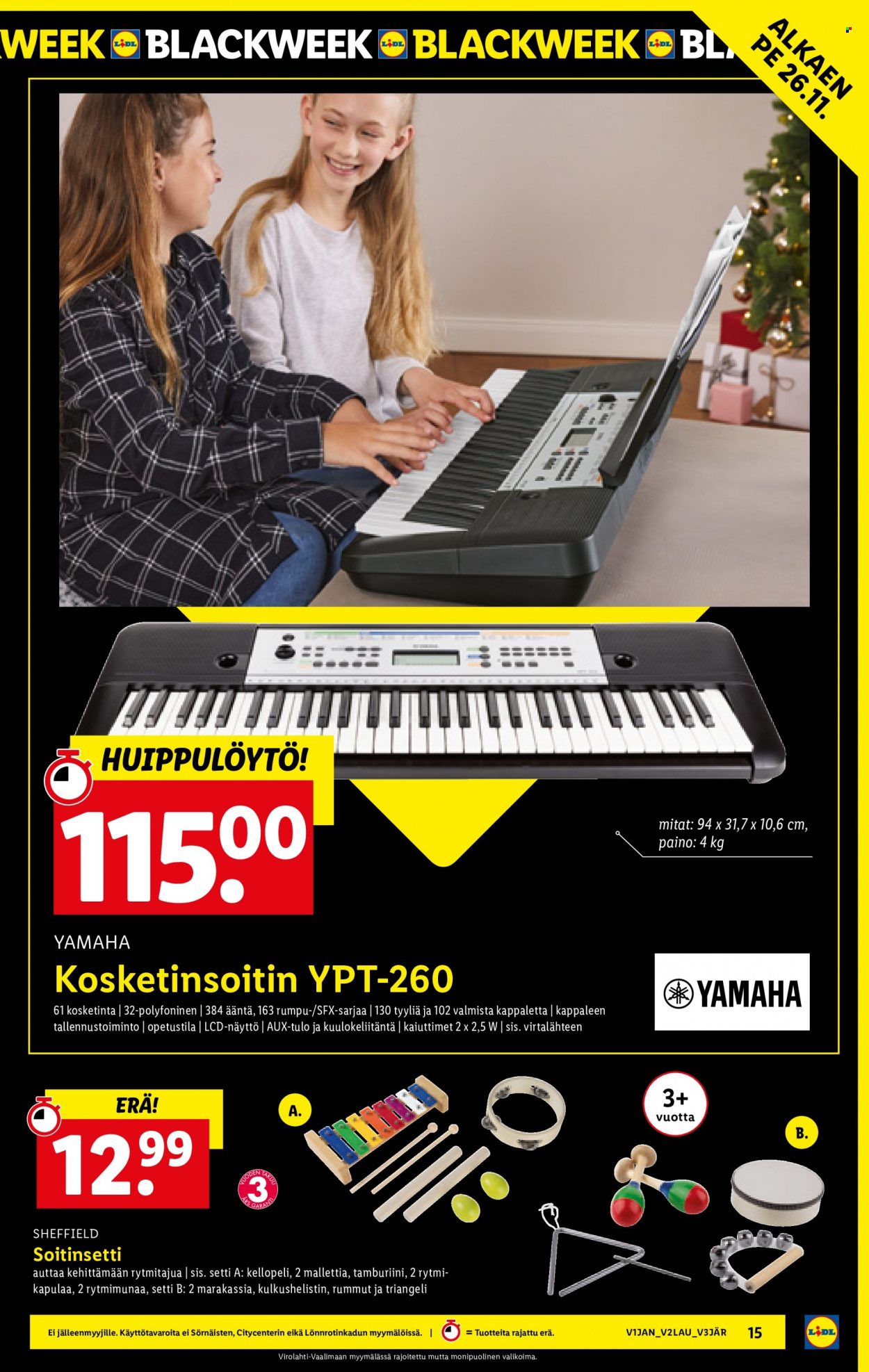 Lidl tarjoukset - 22.11.2021 - 01.12.2021. Sivu 15