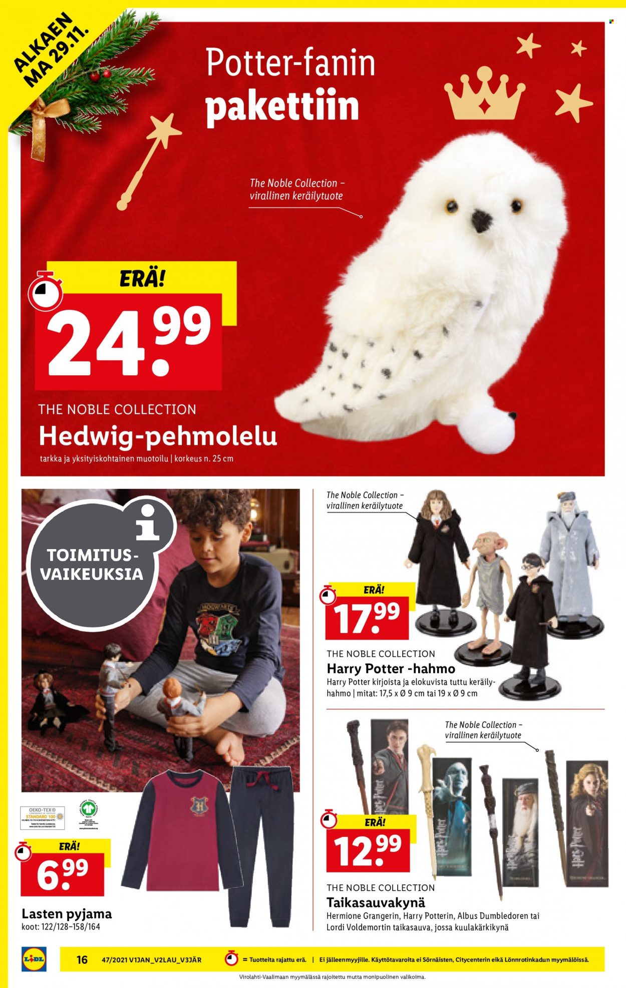 Lidl tarjoukset - 22.11.2021 - 01.12.2021. Sivu 16
