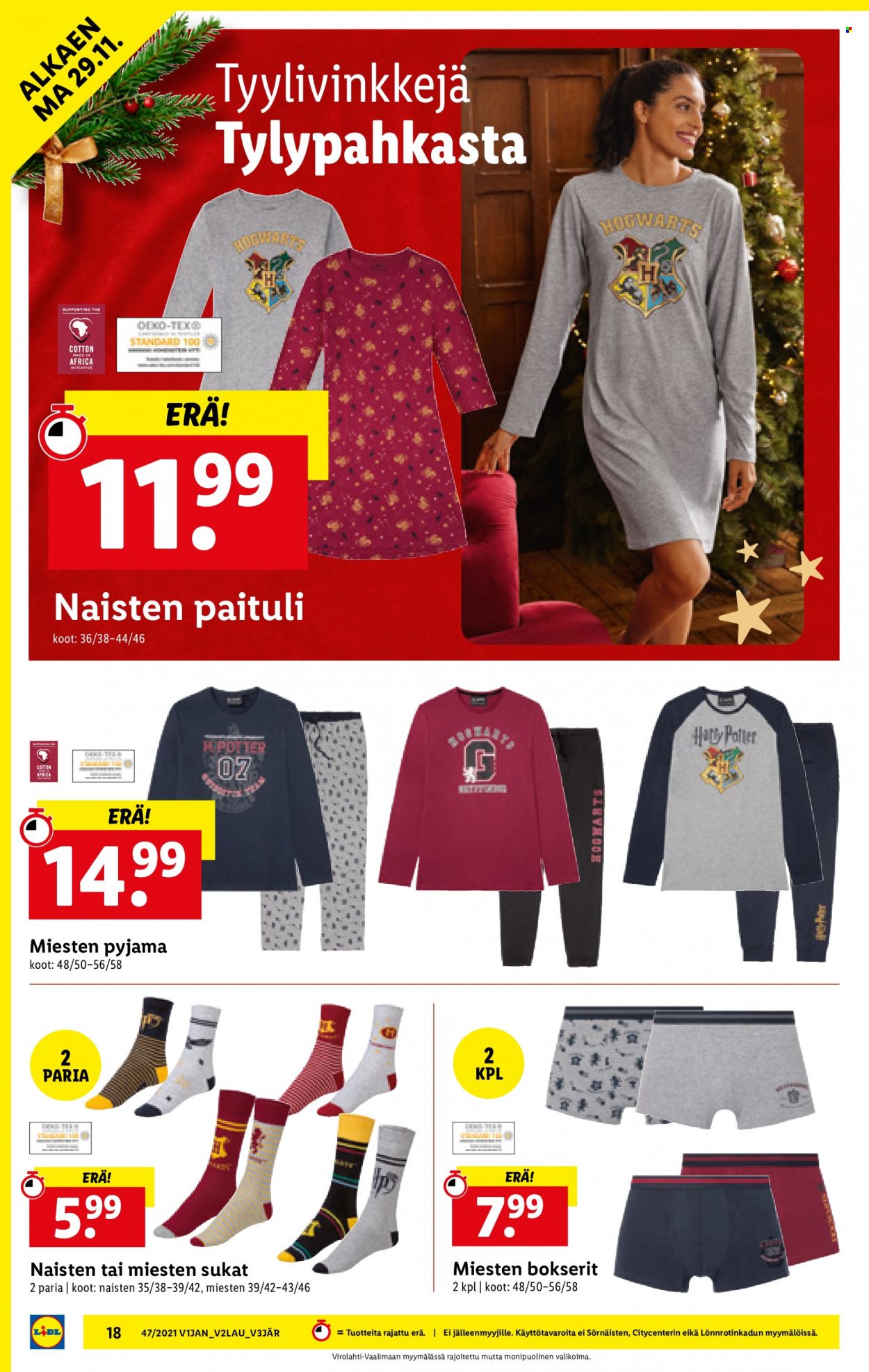 Lidl tarjoukset - 22.11.2021 - 01.12.2021. Sivu 18