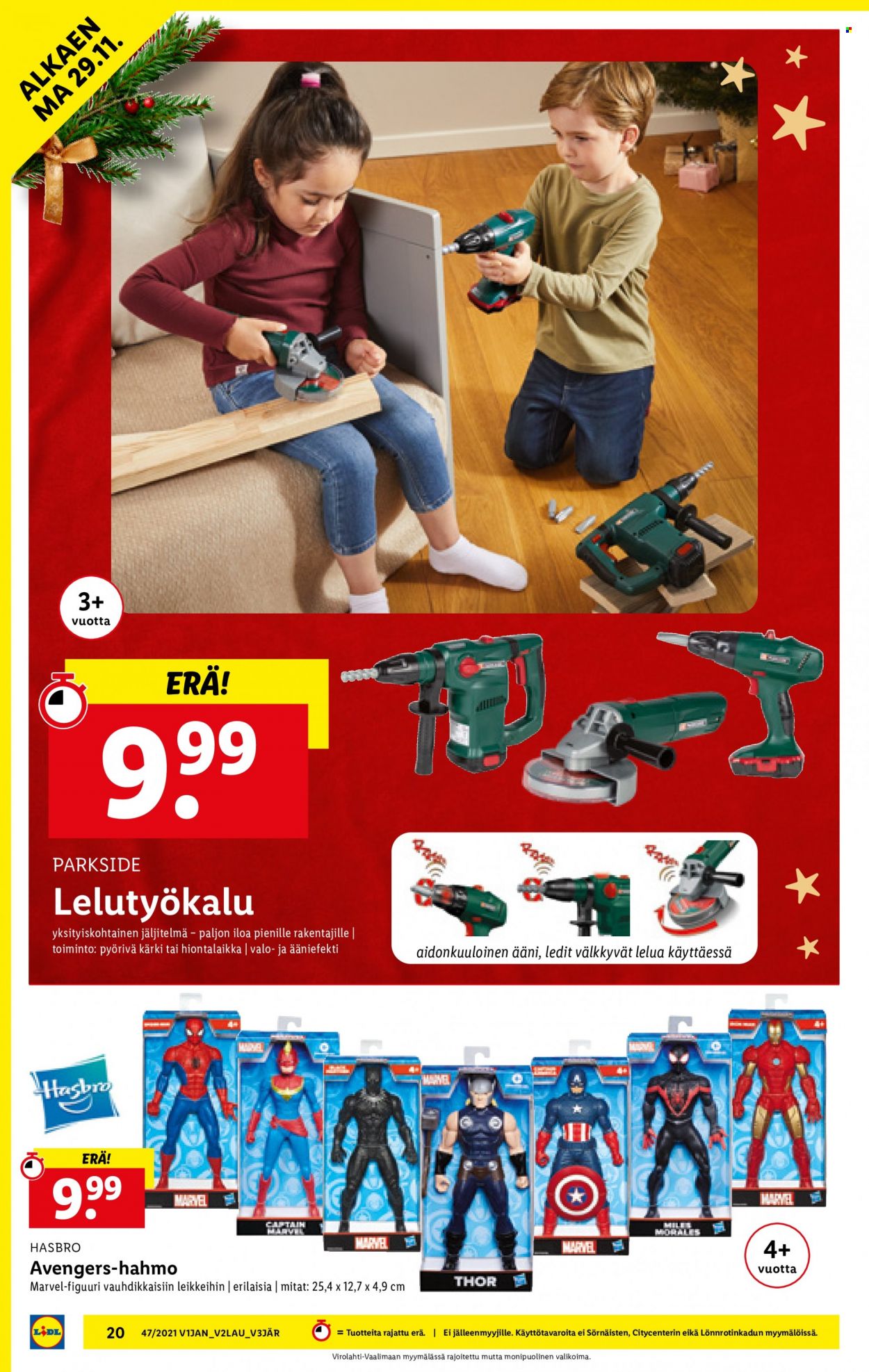 Lidl tarjoukset - 22.11.2021 - 01.12.2021. Sivu 20