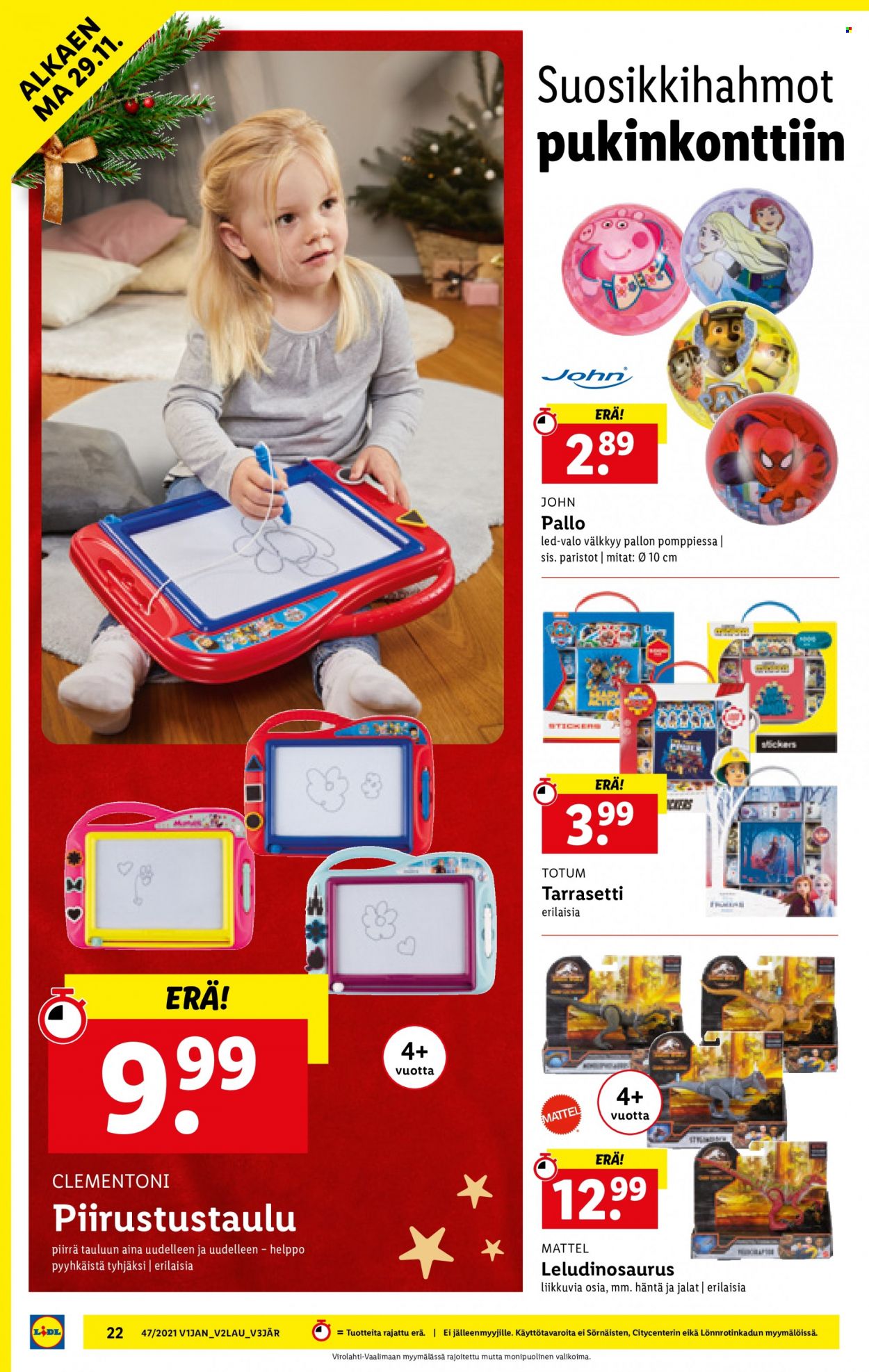Lidl tarjoukset - 22.11.2021 - 01.12.2021. Sivu 22