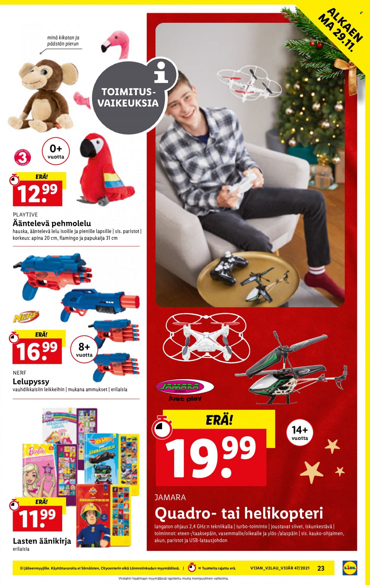 Lidl tarjoukset - 22.11.2021 - 01.12.2021. Sivu 23