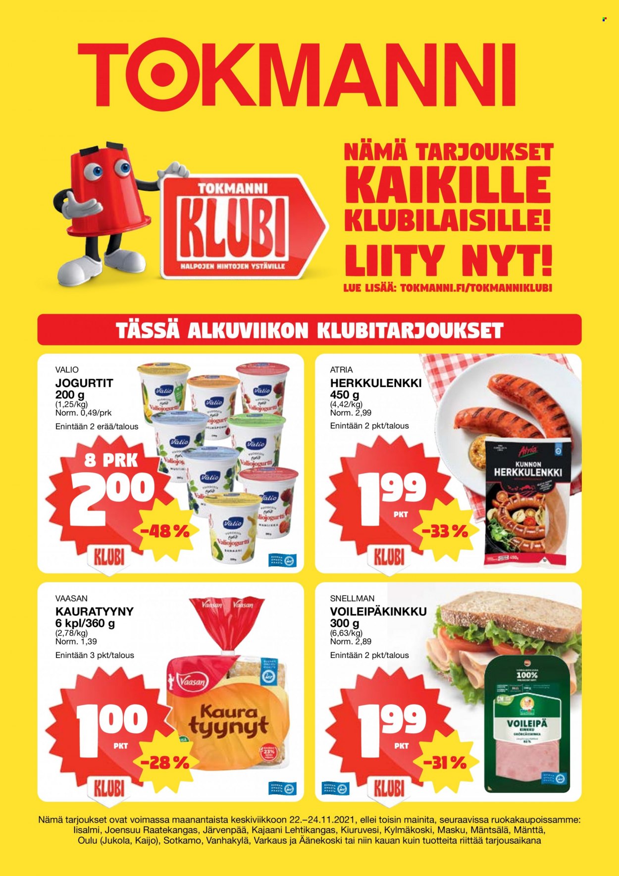 Tokmanni tarjoukset - 22.11.2021 - 24.11.2021. Sivu 4