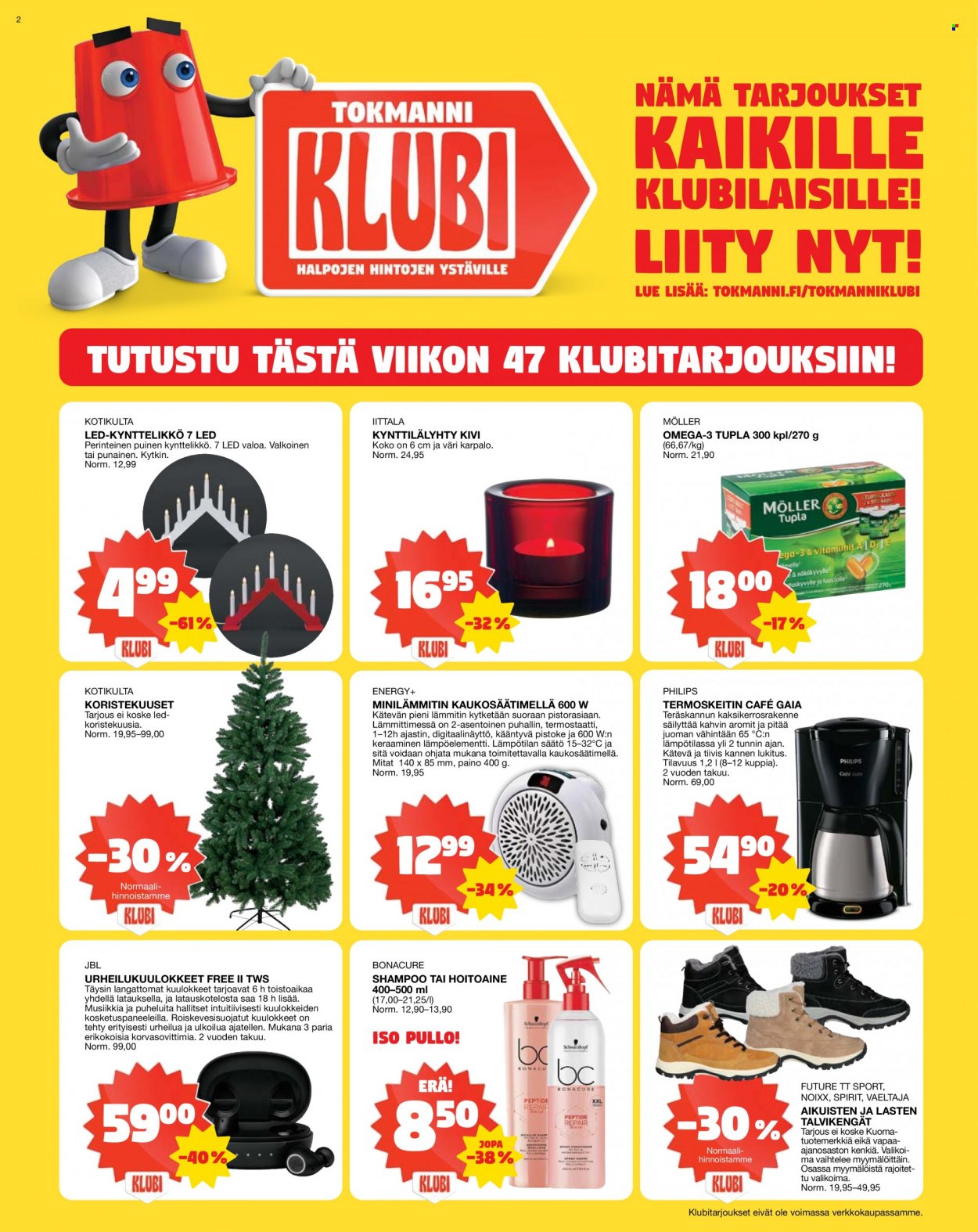 Tokmanni tarjoukset - 22.11.2021 - 28.11.2021. Sivu 2