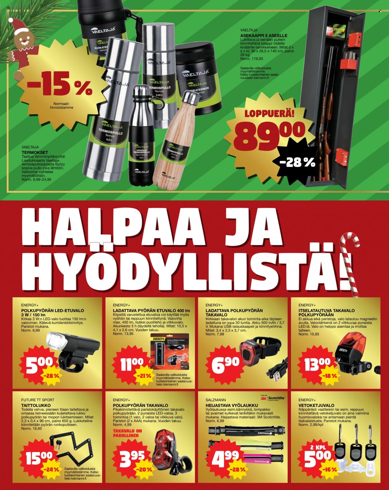 Tokmanni tarjoukset - 22.11.2021 - 28.11.2021. Sivu 16