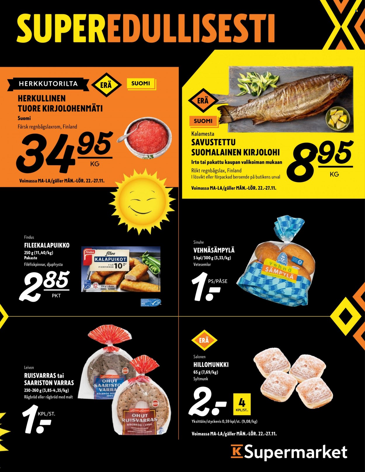 K-Supermarket tarjoukset - 22.11.2021 - 28.11.2021. Sivu 5