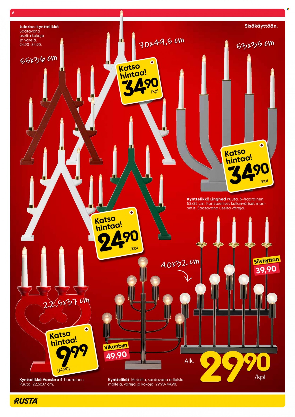 Rusta tarjoukset - 22.11.2021 - 23.11.2021. Sivu 6