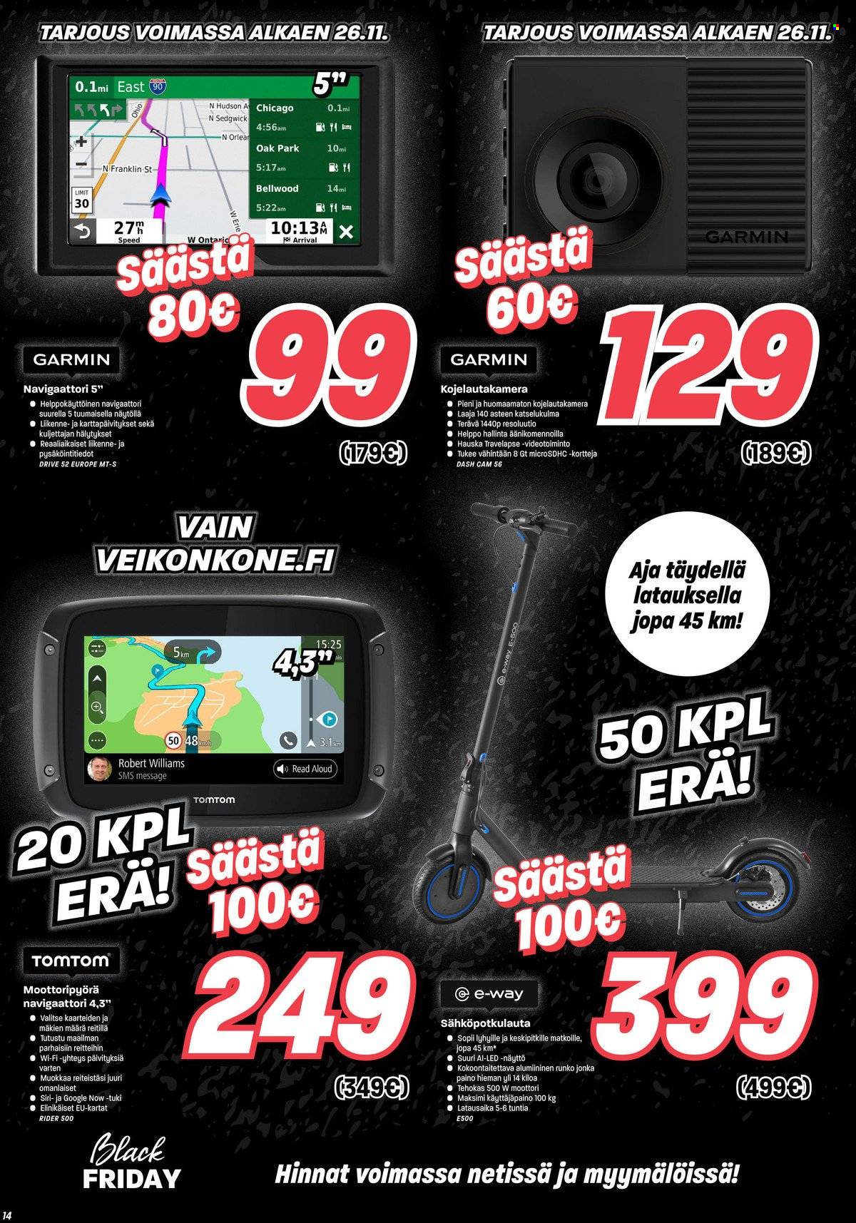Veikon Kone tarjoukset - 23.11.2021 - 28.11.2021. Sivu 14