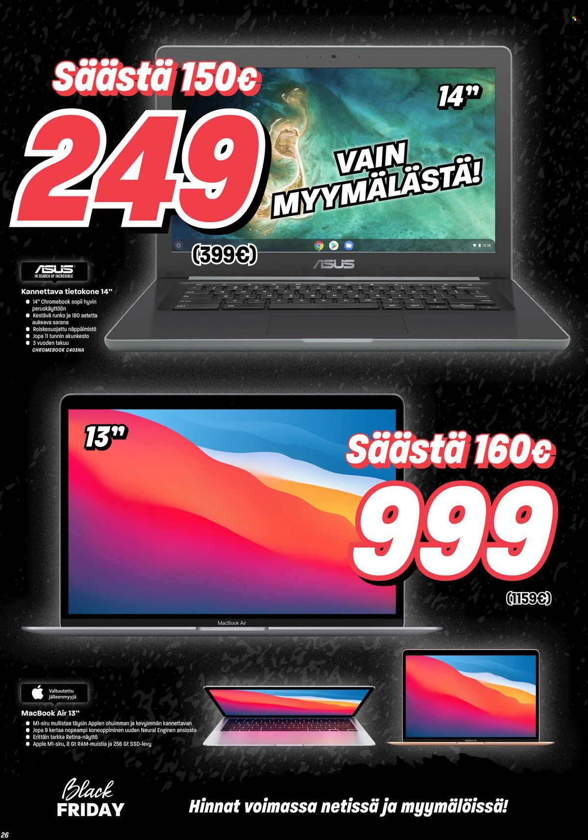 Veikon Kone tarjoukset - 23.11.2021 - 28.11.2021. Sivu 26