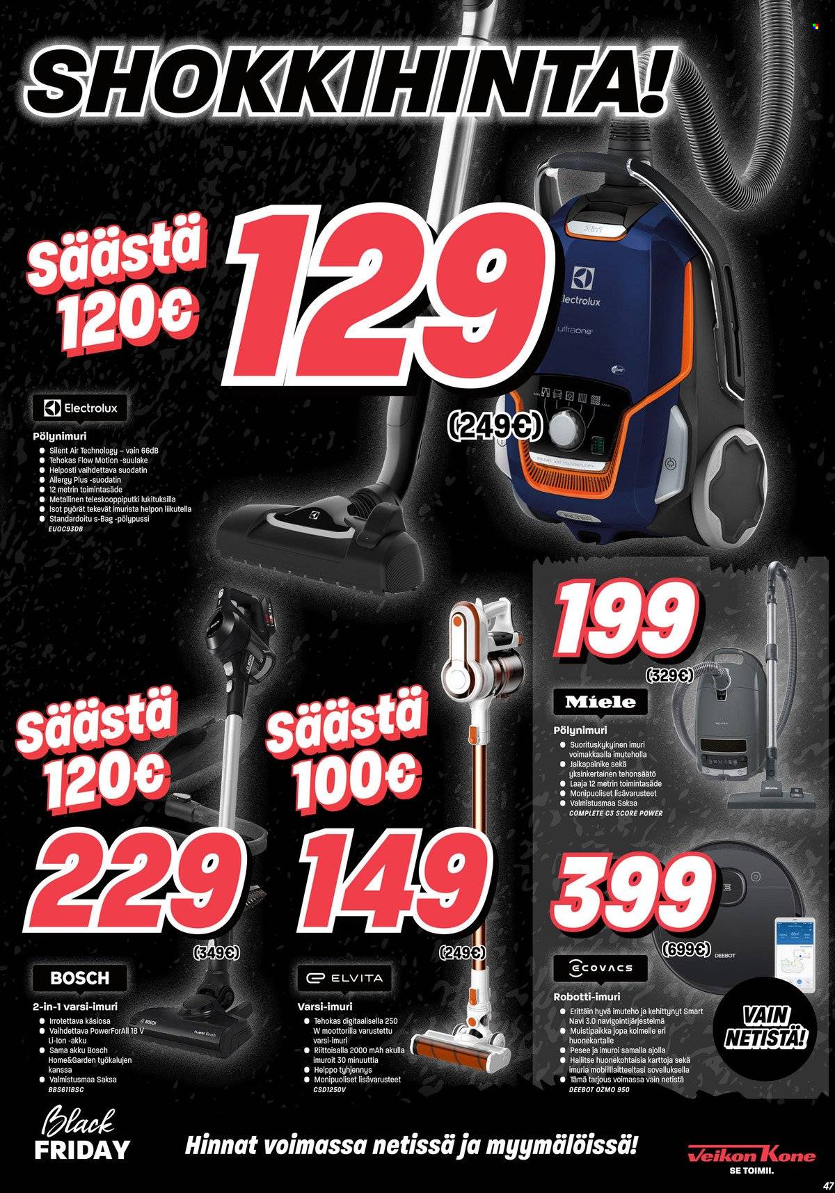 Veikon Kone tarjoukset - 23.11.2021 - 28.11.2021. Sivu 47