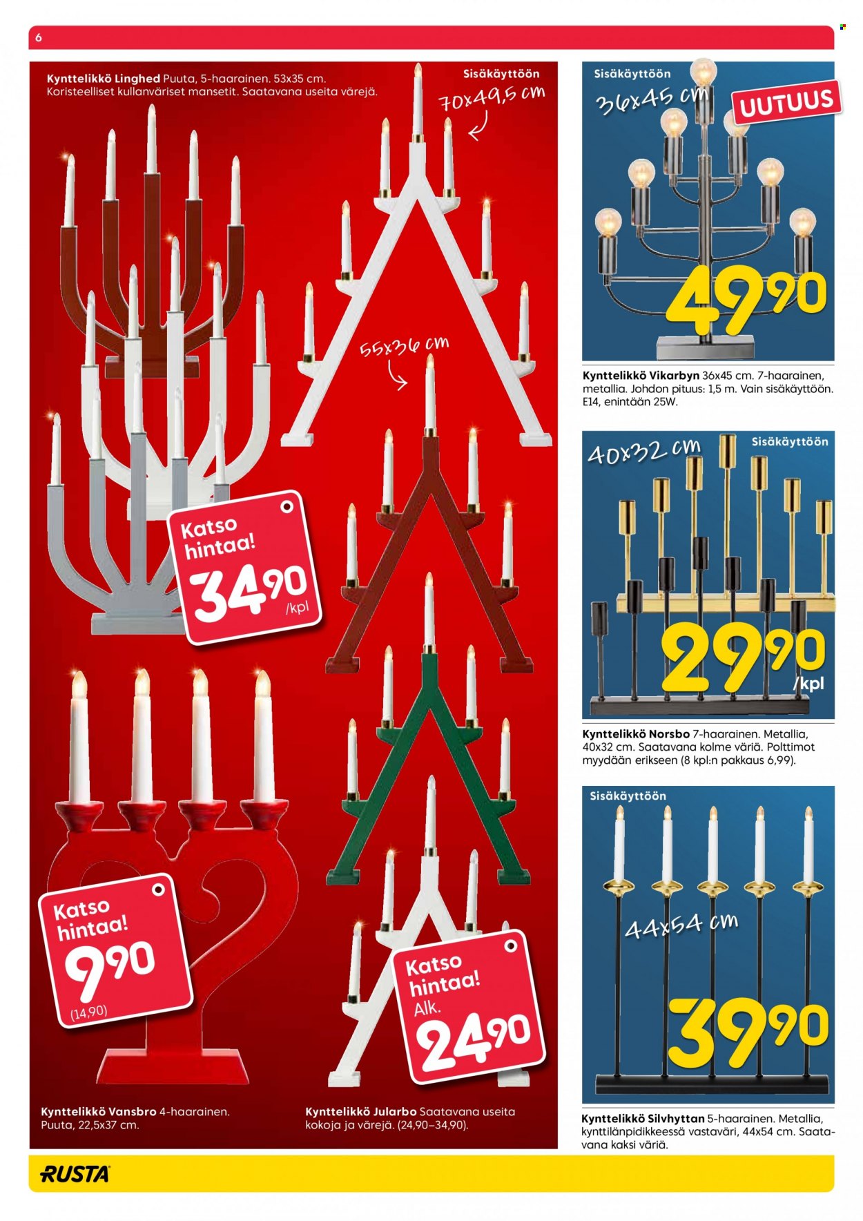 Rusta tarjoukset - 24.11.2021 - 28.11.2021. Sivu 6