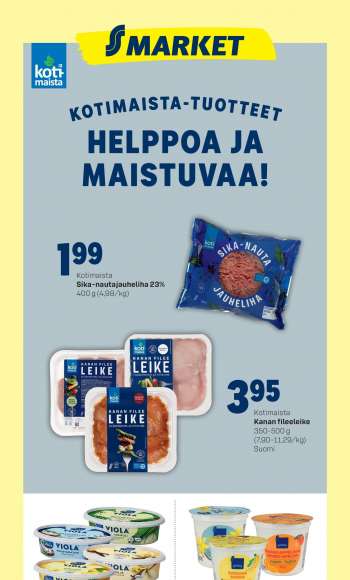 S-market tarjoukset  - 24.11.2021 - 28.11.2021.