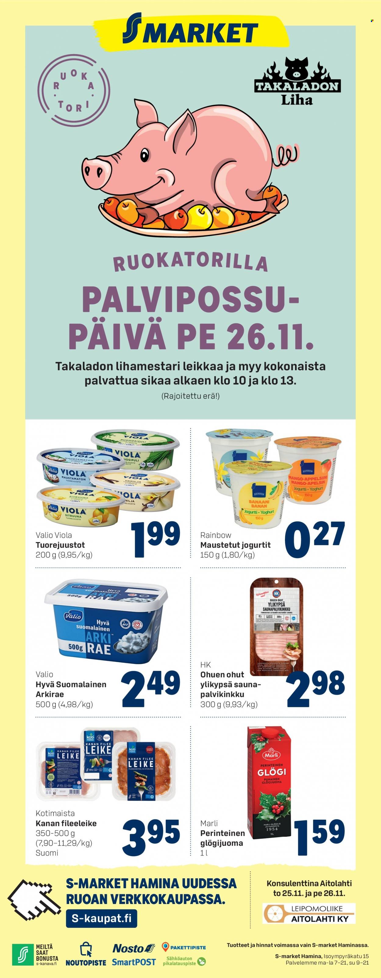 S-market tarjoukset - 25.11.2021 - 26.11.2021. Sivu 1