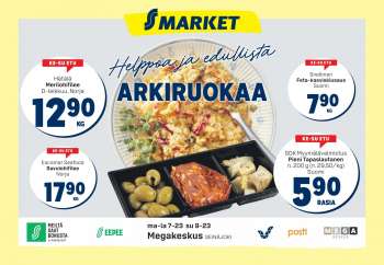 S-market tarjoukset  - 24.11.2021 - 30.11.2021.