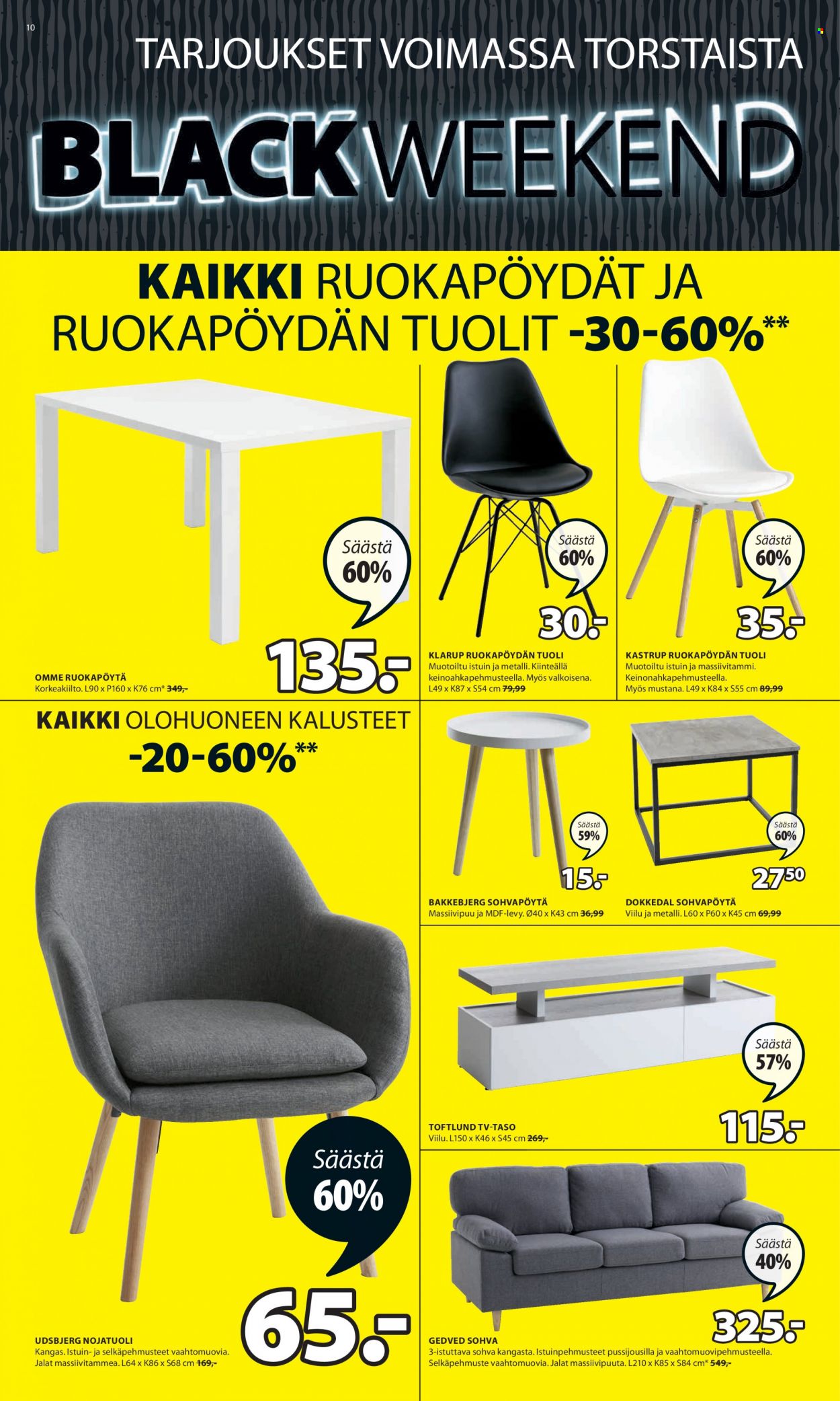 JYSK tarjoukset - 25.11.2021 - 28.11.2021. Sivu 10