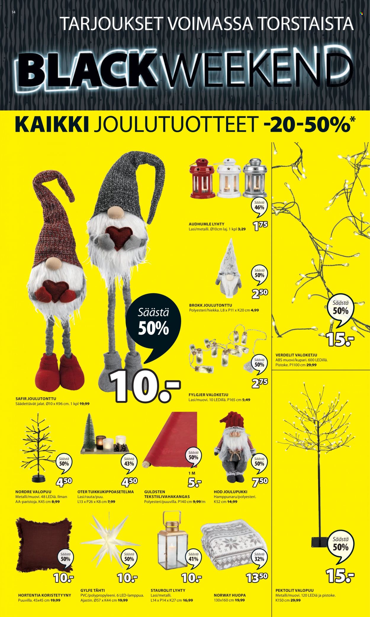 JYSK tarjoukset - 25.11.2021 - 28.11.2021. Sivu 14