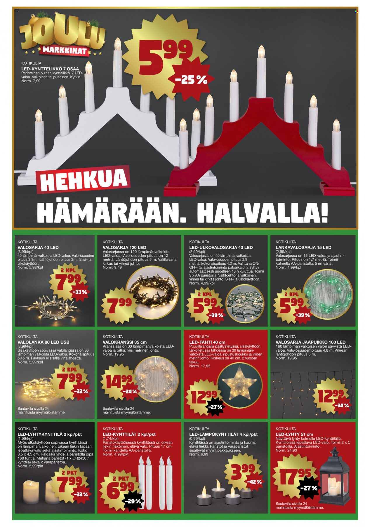 Tokmanni tarjoukset - 29.11.2021 - 05.12.2021. Sivu 26