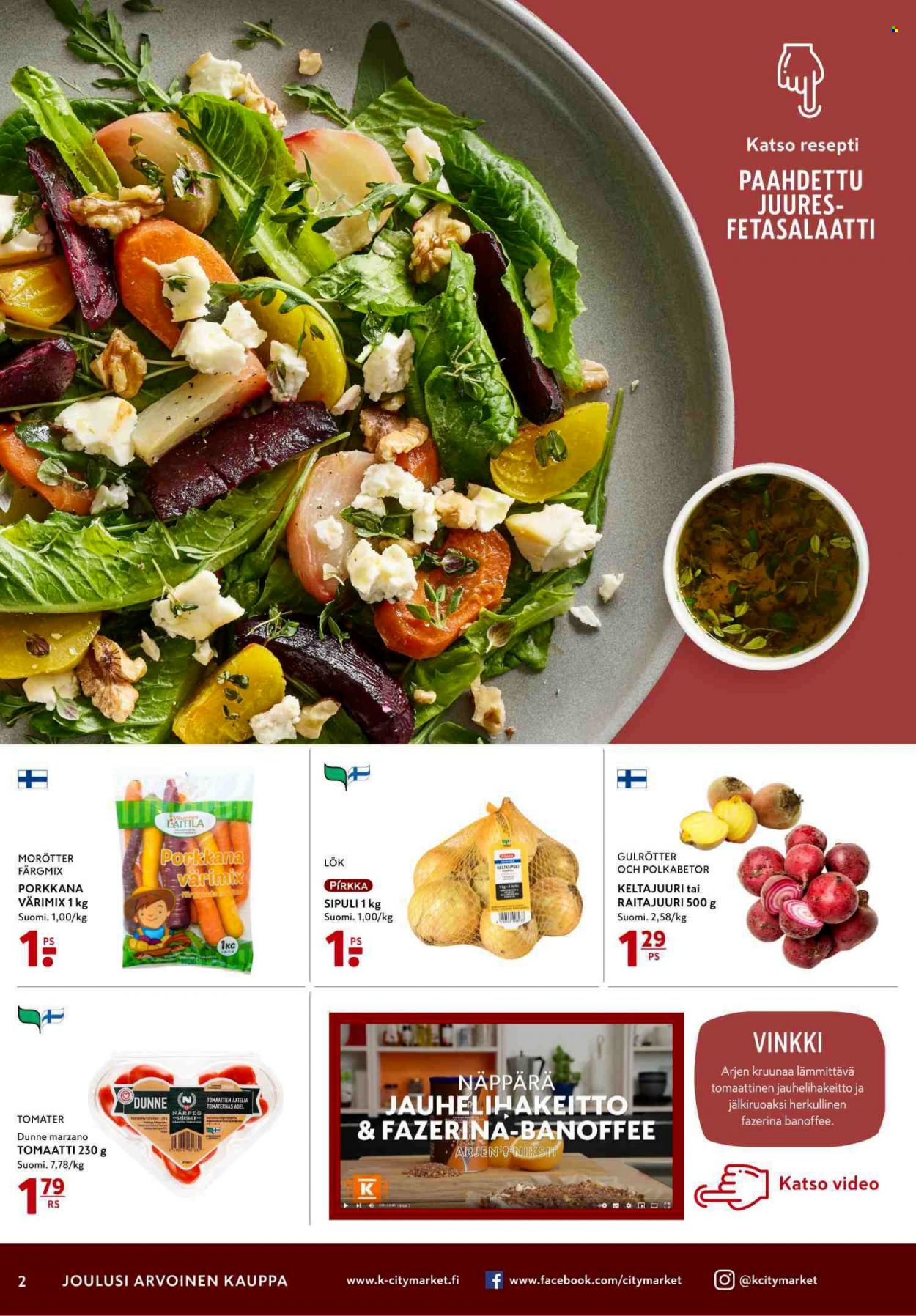 K-citymarket tarjoukset - 29.11.2021 - 01.12.2021. Sivu 2