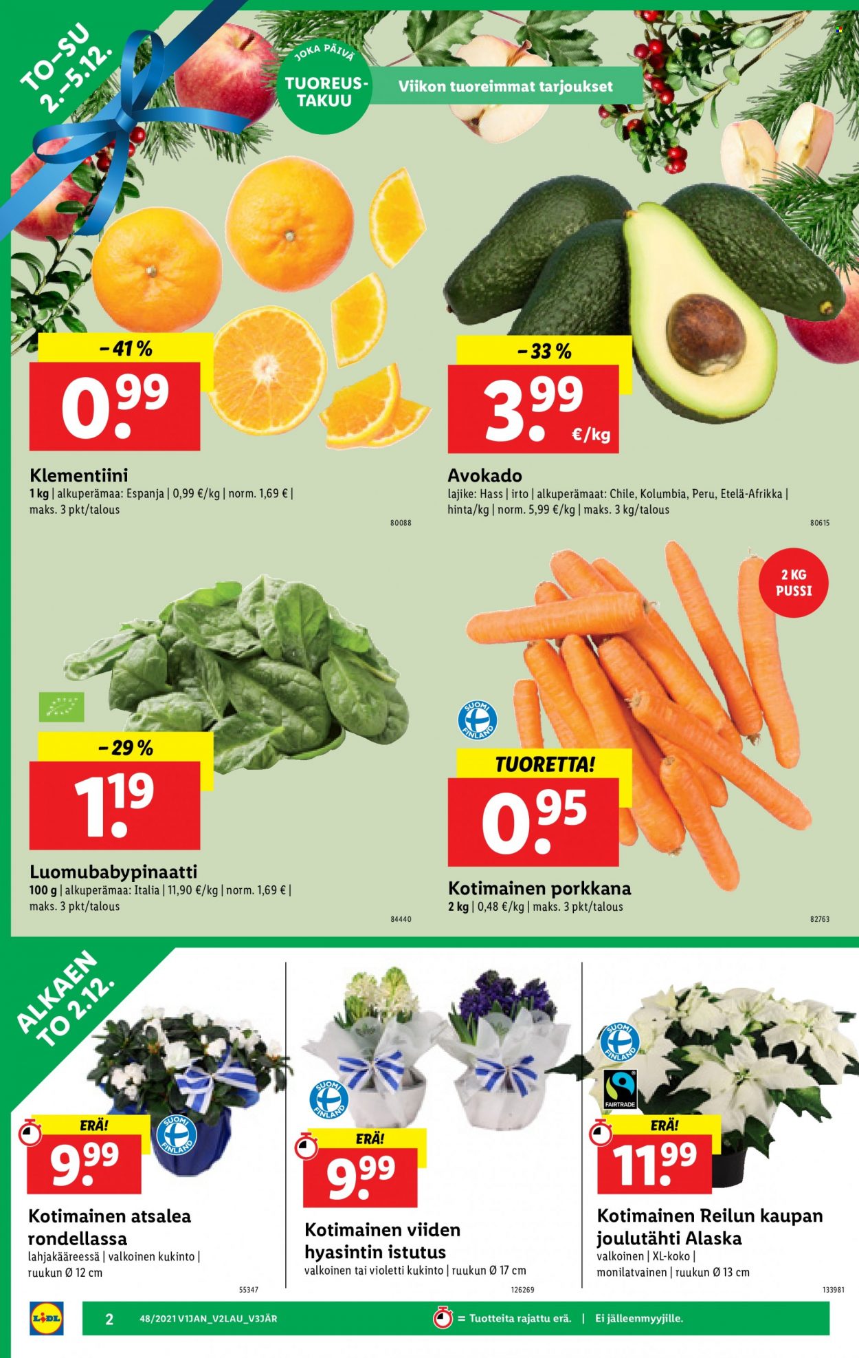 Lidl tarjoukset - 02.12.2021 - 08.12.2021. Sivu 2