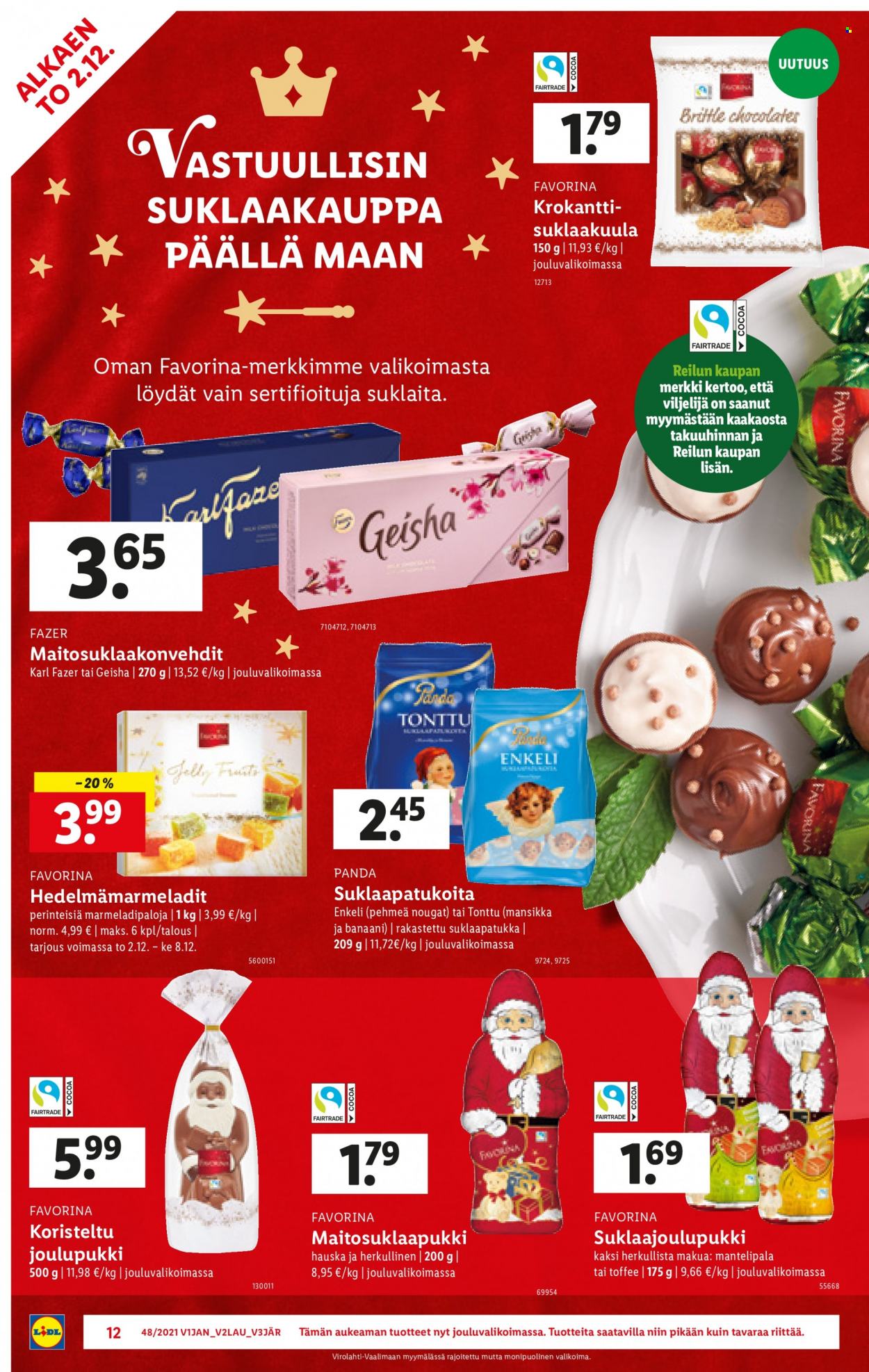 Lidl tarjoukset - 02.12.2021 - 08.12.2021. Sivu 12