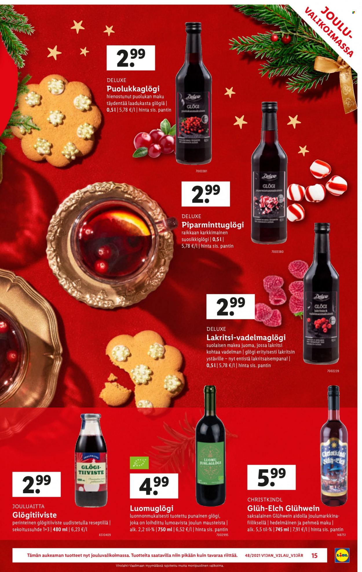 Lidl tarjoukset - 02.12.2021 - 08.12.2021. Sivu 15
