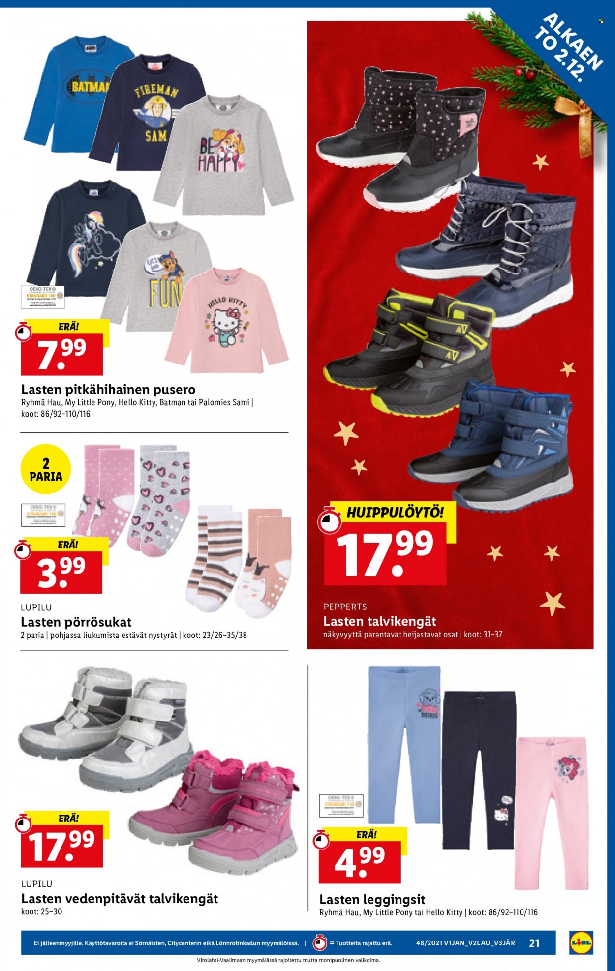 Lidl tarjoukset - 02.12.2021 - 08.12.2021. Sivu 21