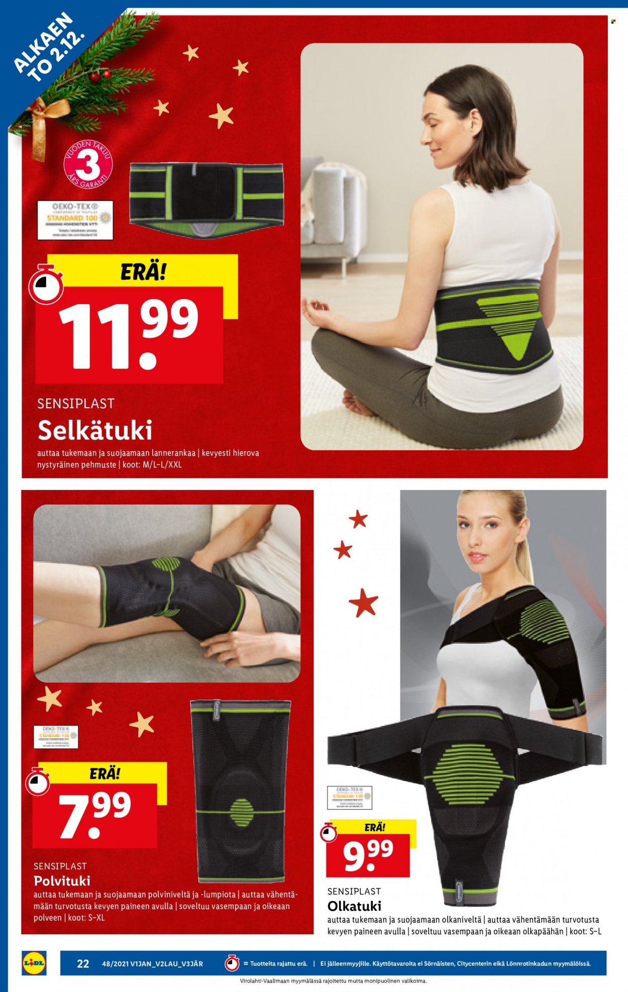 Lidl tarjoukset - 02.12.2021 - 08.12.2021. Sivu 22
