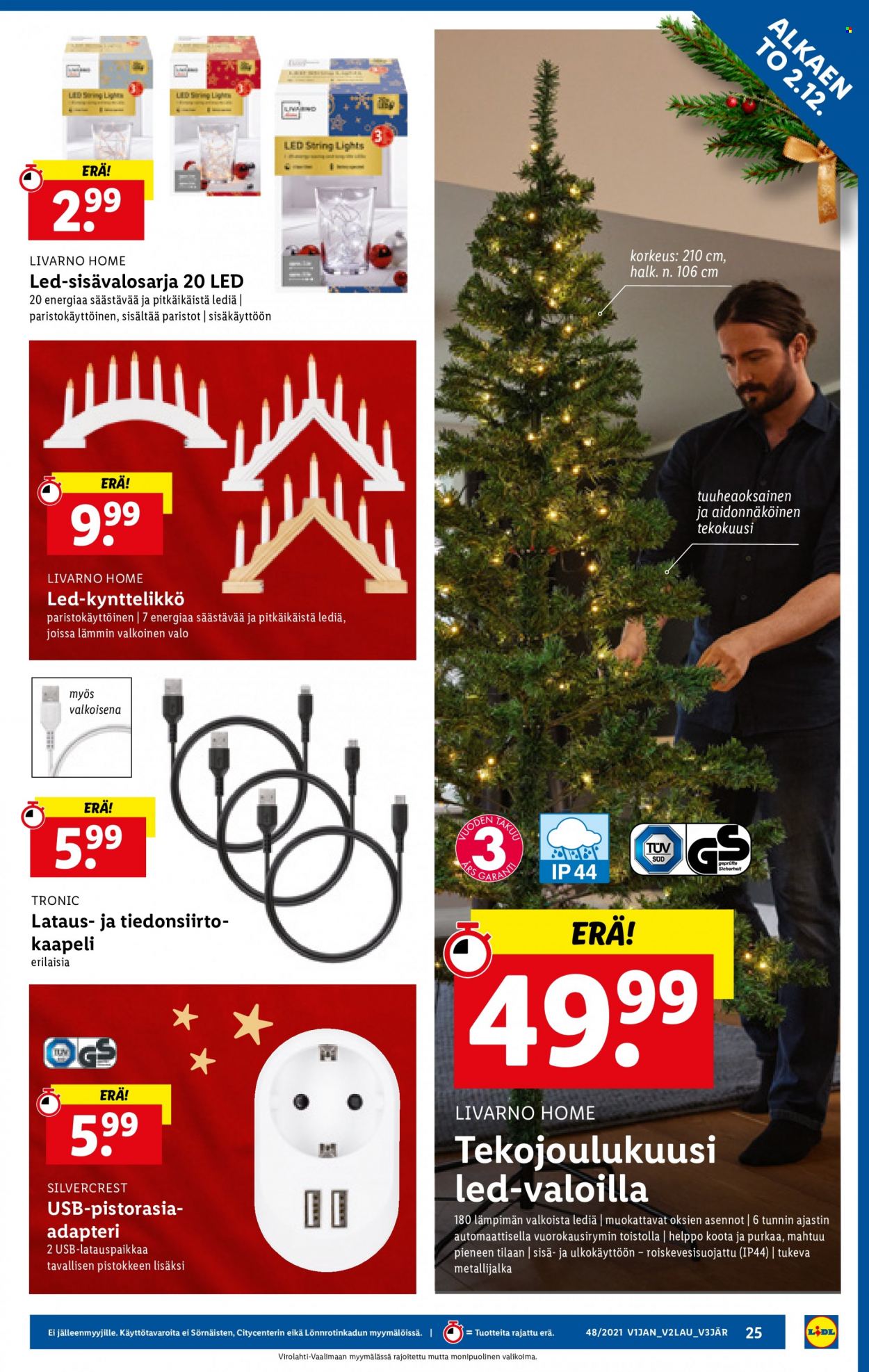 Lidl tarjoukset - 02.12.2021 - 08.12.2021. Sivu 25