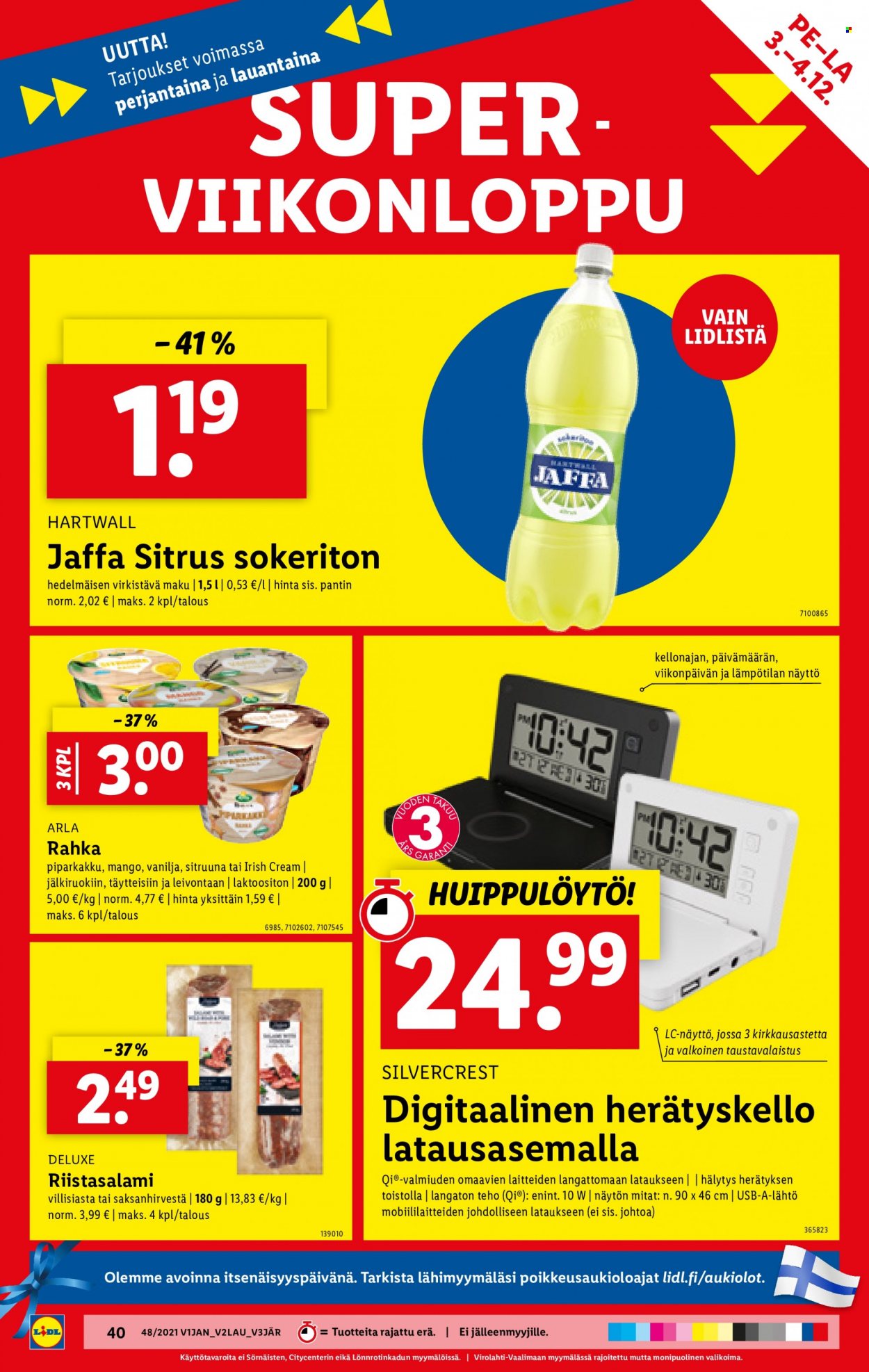 Lidl tarjoukset - 02.12.2021 - 08.12.2021. Sivu 40
