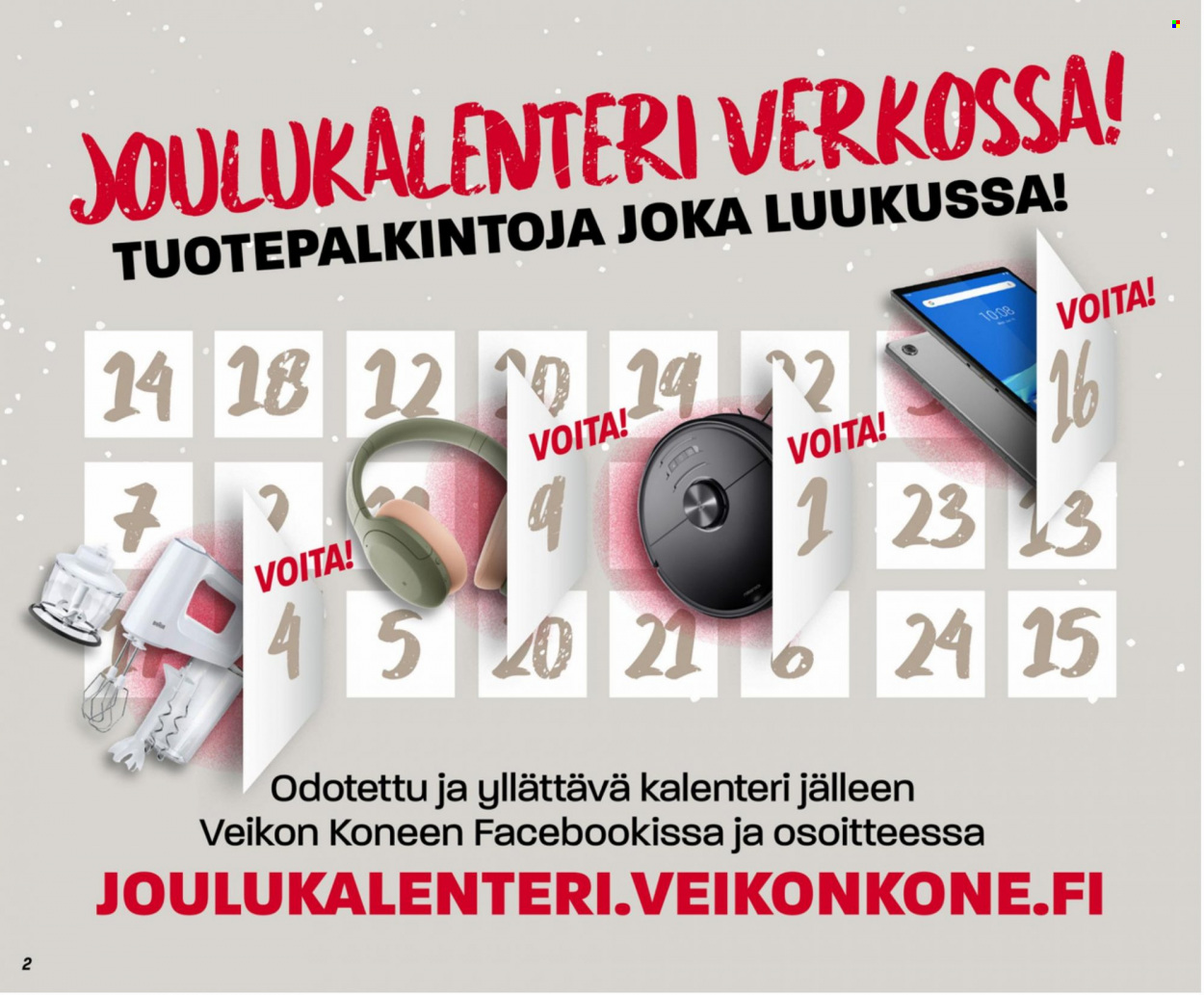 Veikon Kone tarjoukset - 30.11.2021 - 24.12.2021. Sivu 2