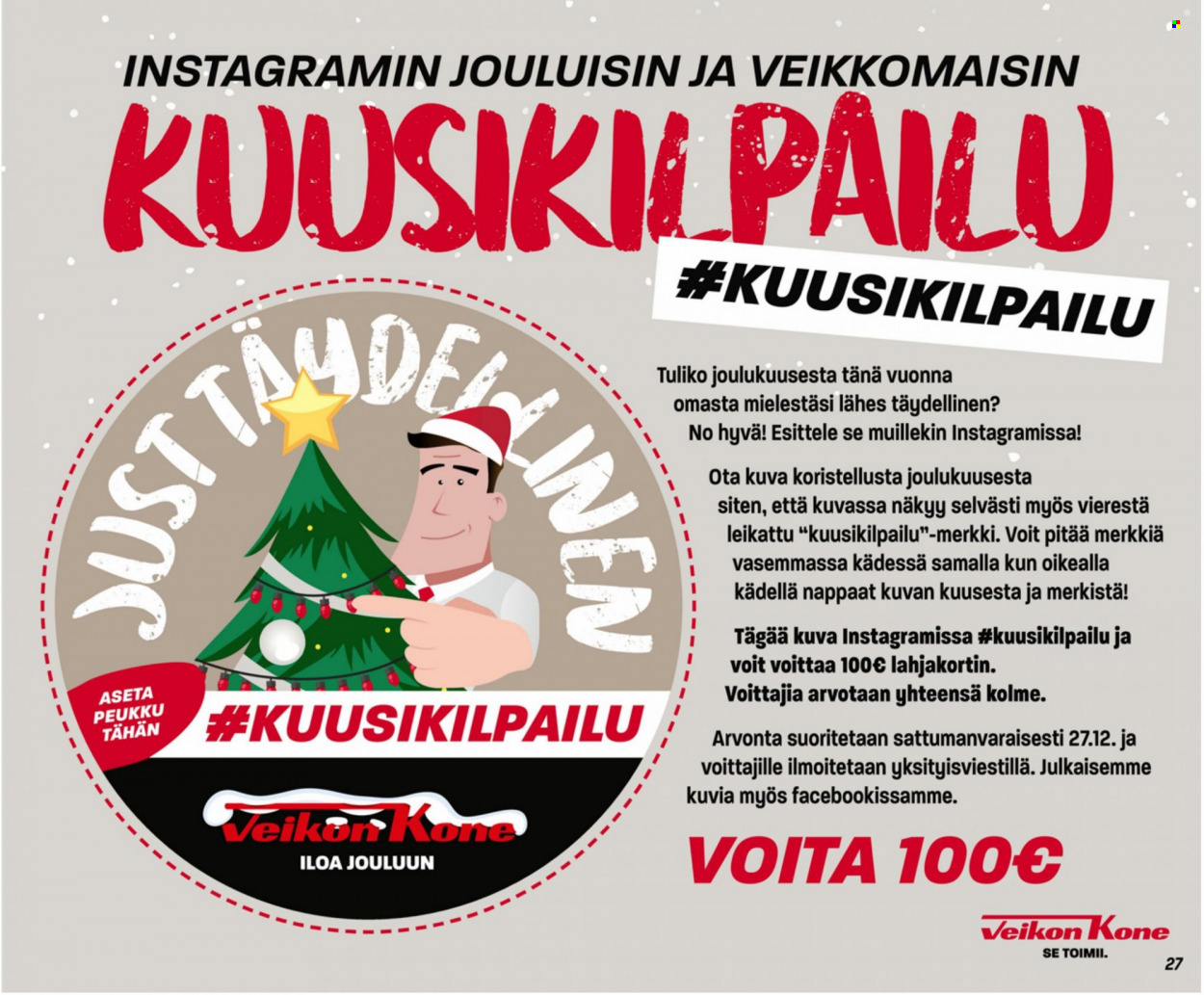 Veikon Kone tarjoukset - 30.11.2021 - 24.12.2021. Sivu 27